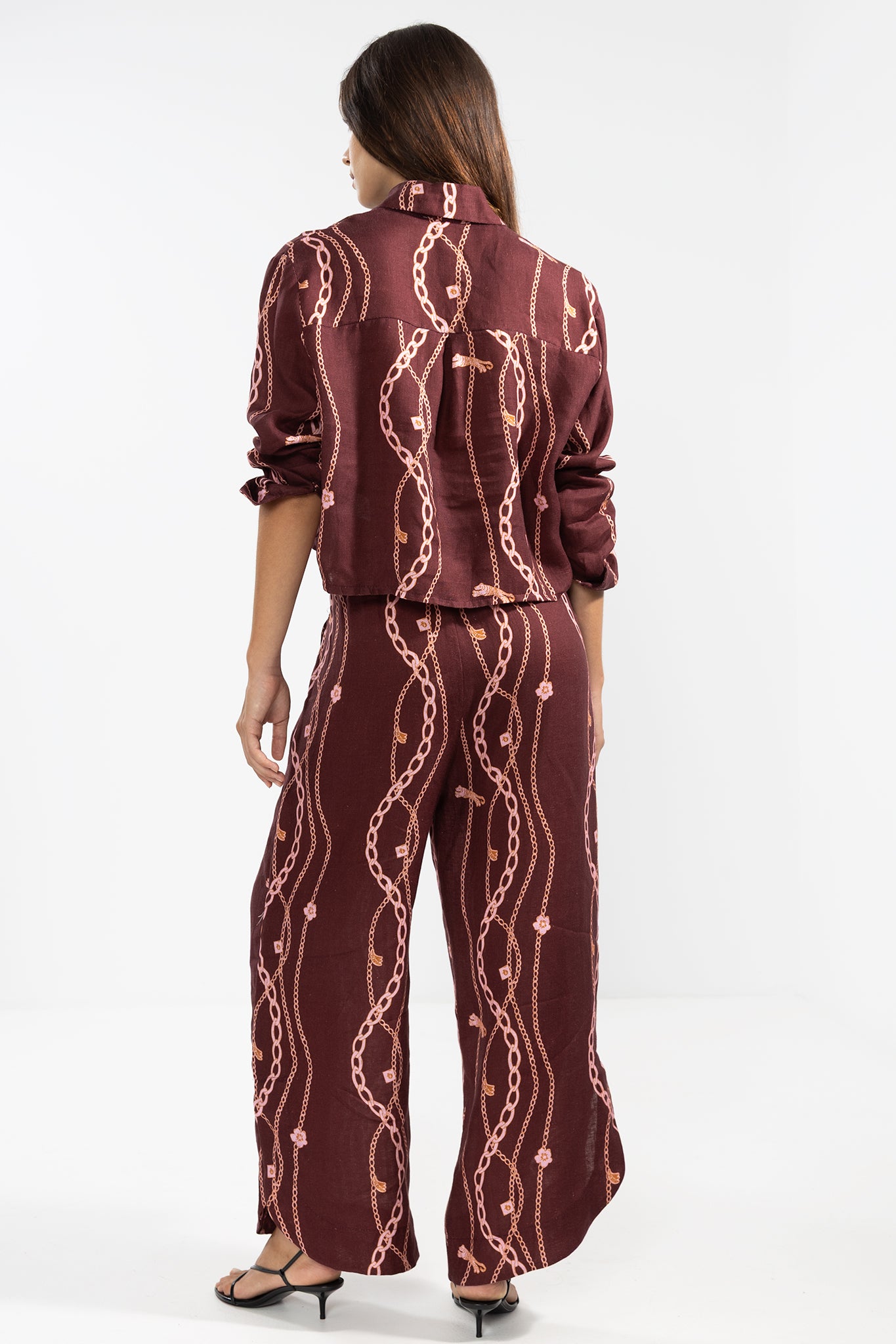 Camicia Lara 100% Lino in Chain Gang
