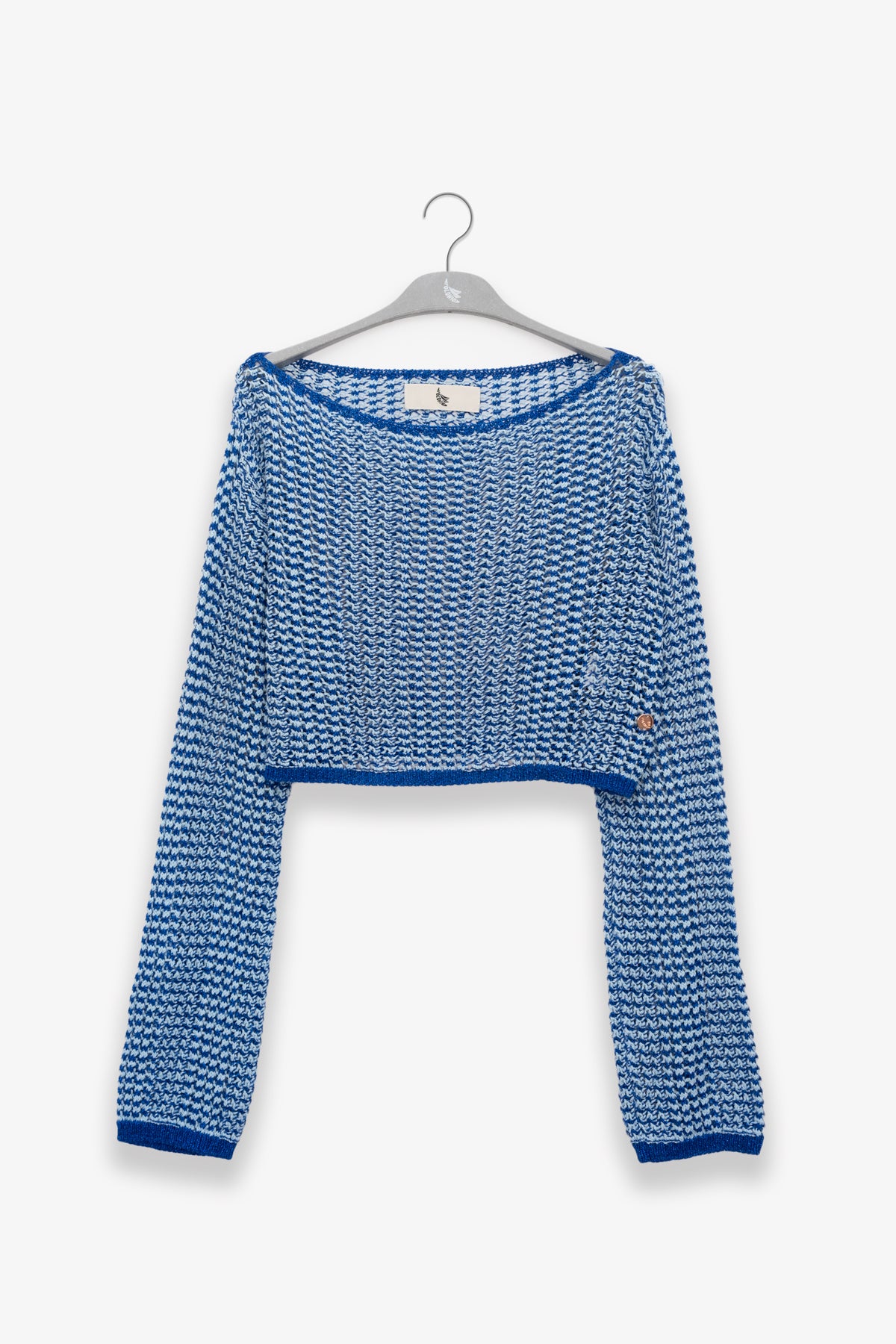 Crop Sweater in Blue