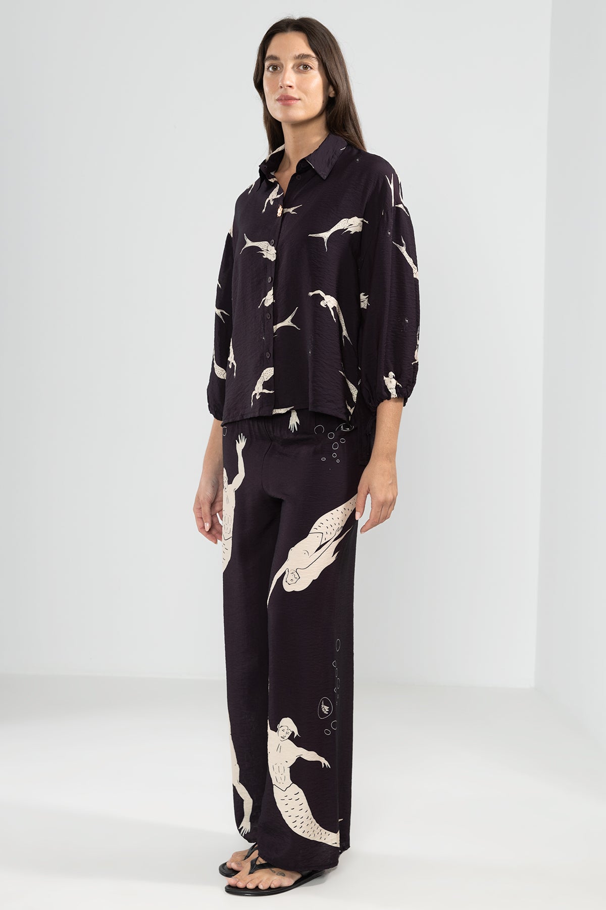 Camicia Flo Mermaid Nera