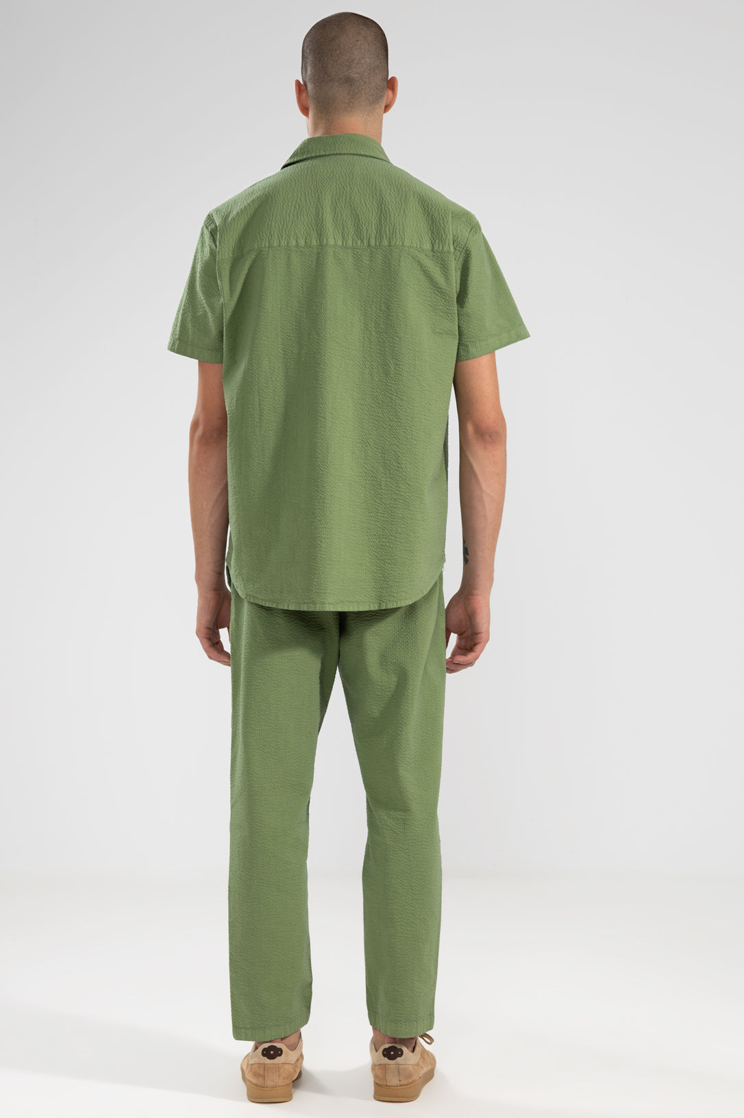 Chemise à manches courtes Fede crème