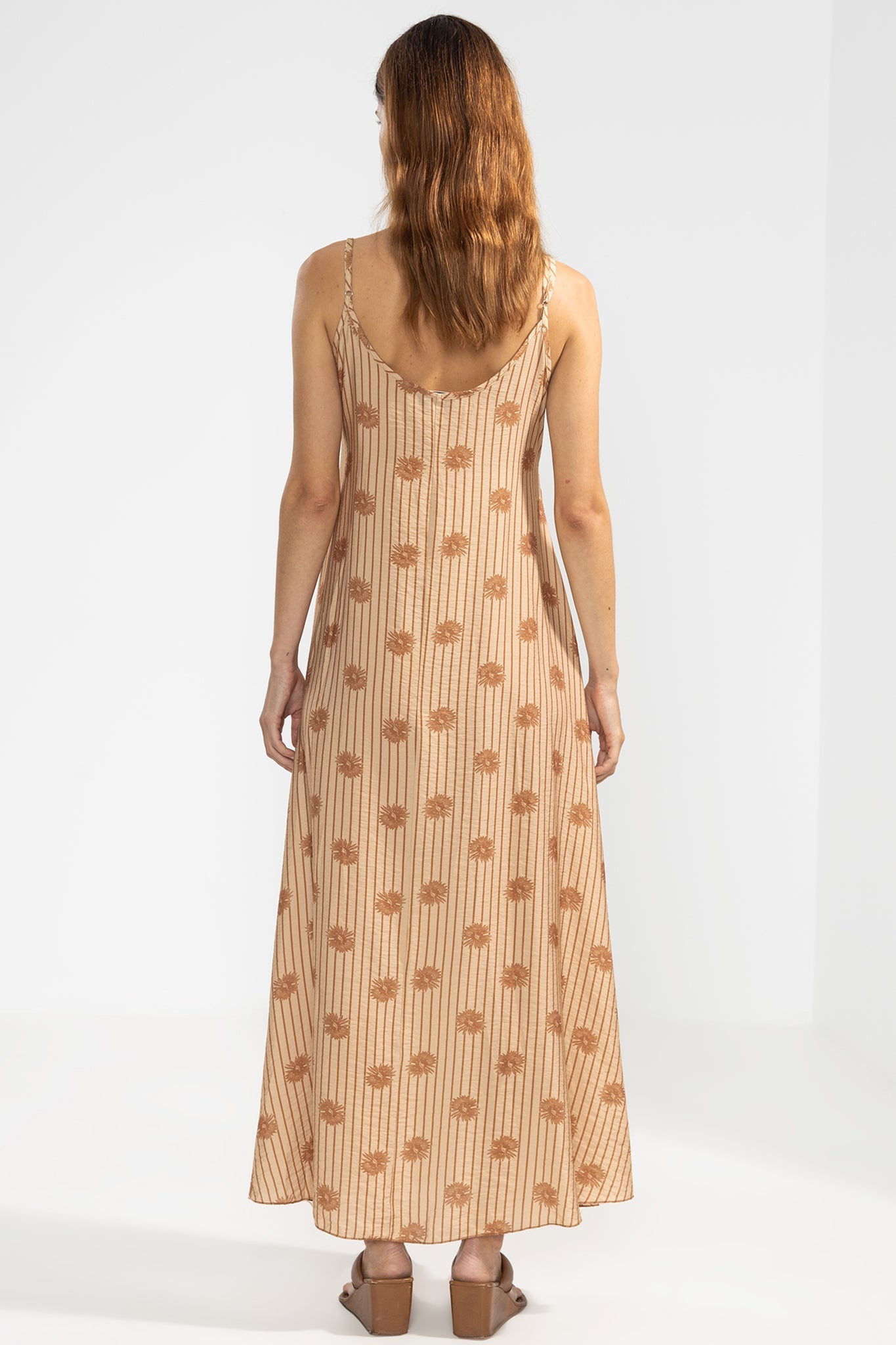 Flo Dress in Bloomline Camel
