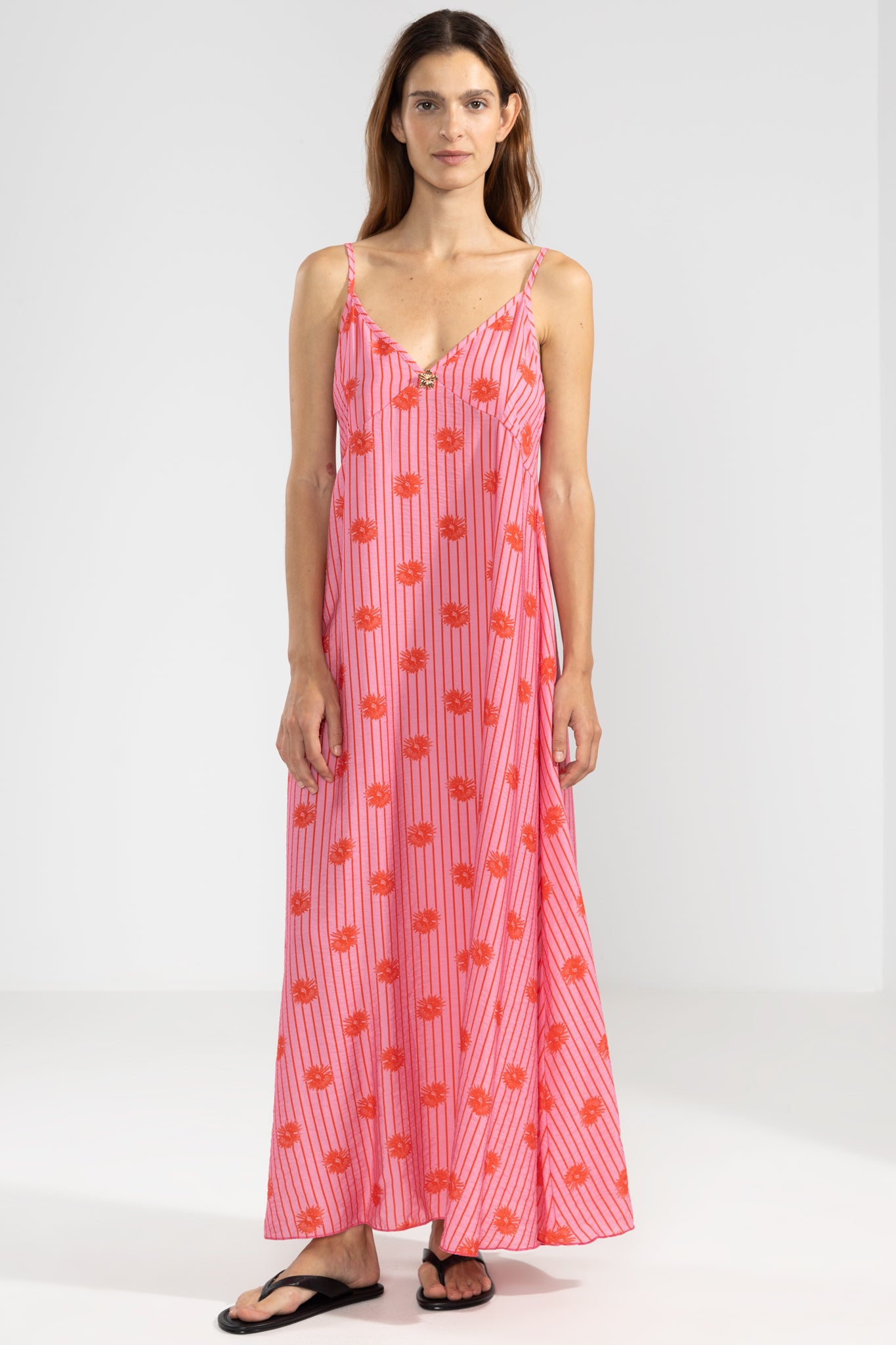 Flo Dress in Bloomline Pink