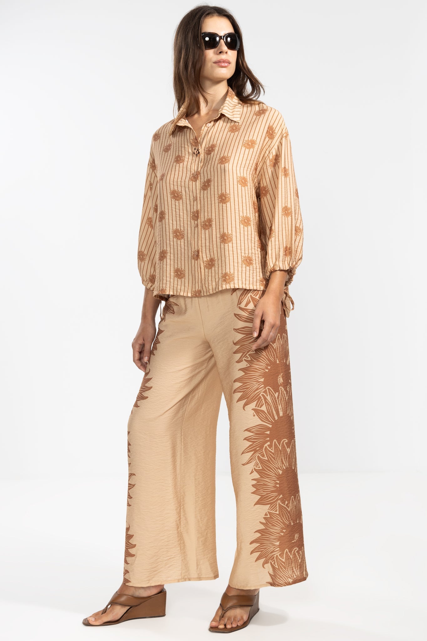 Camicia Flo Bloomline Camel