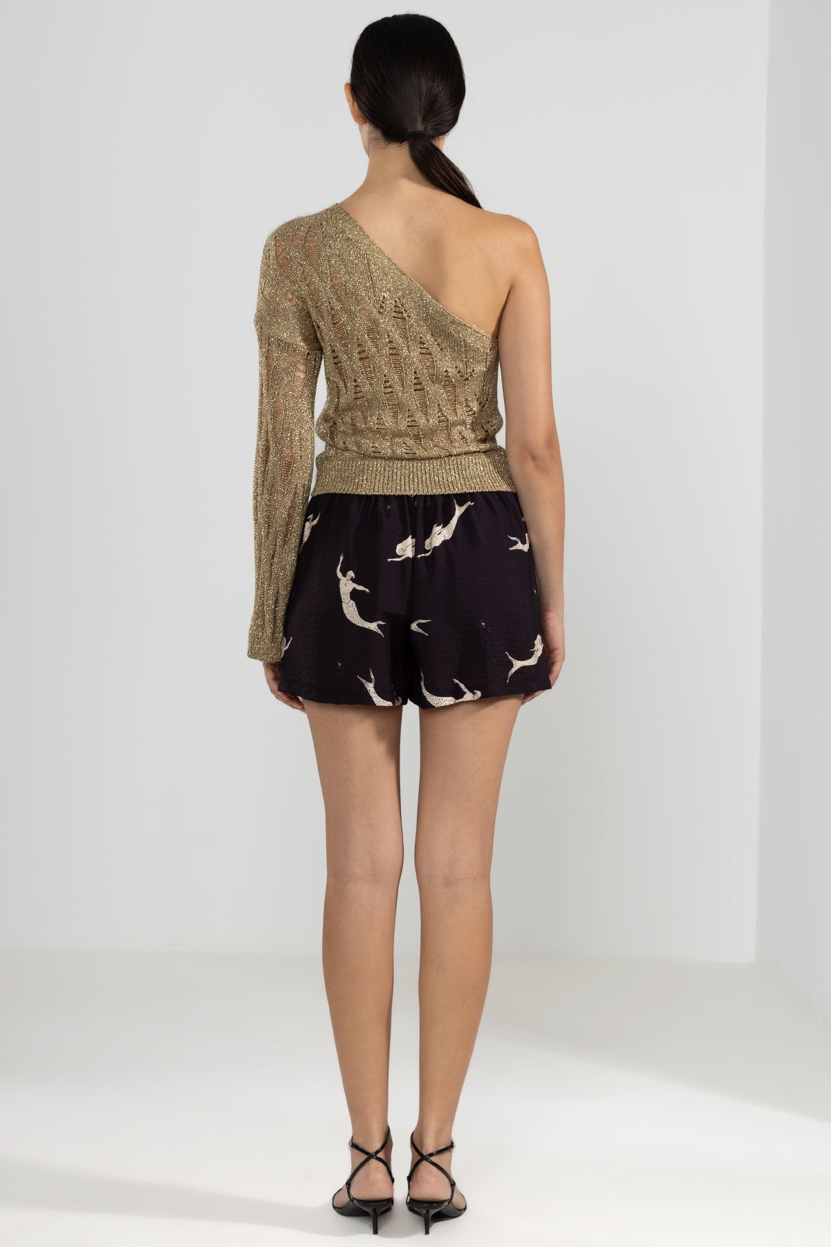 Flo Shorts in Mermaid Black