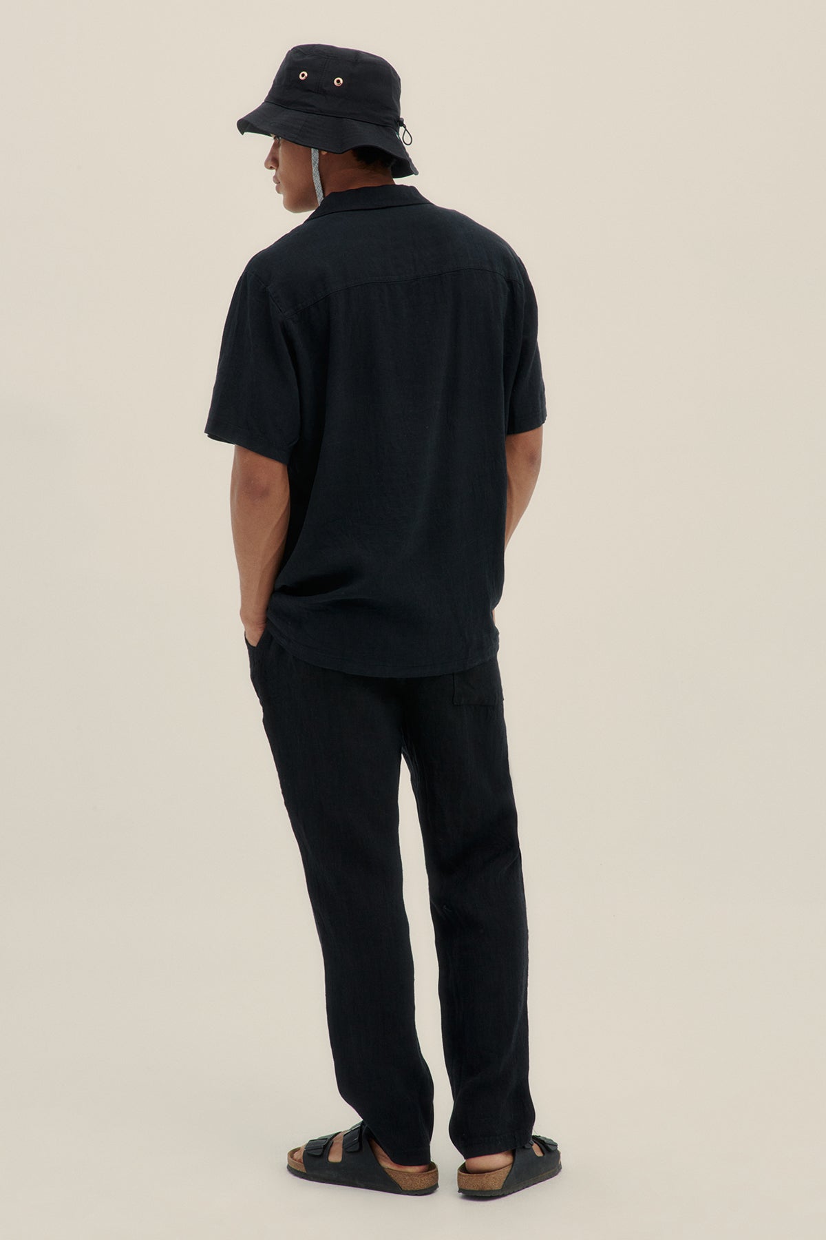 Linen Cotton Camp-Collar Shirt