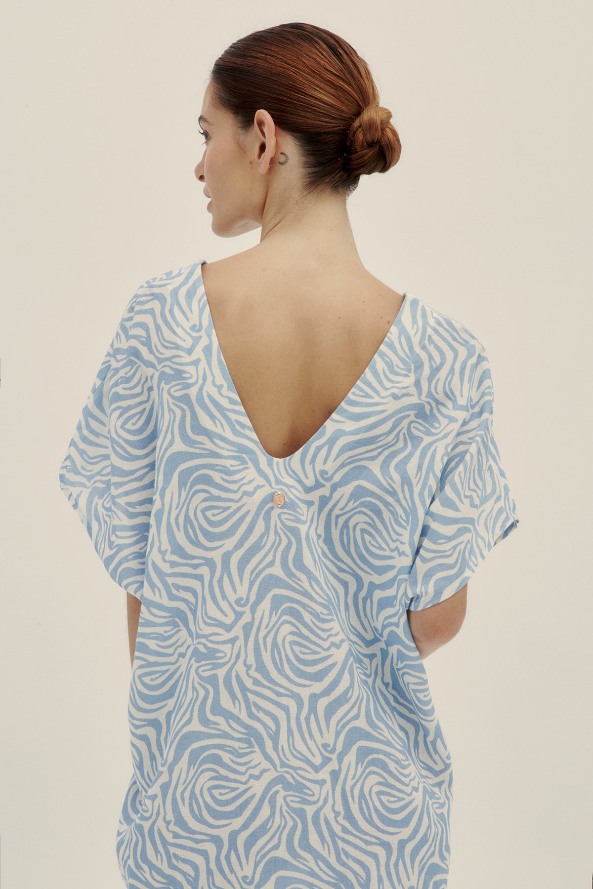 Kaftan Lu Zebra Cielo - Polonio
