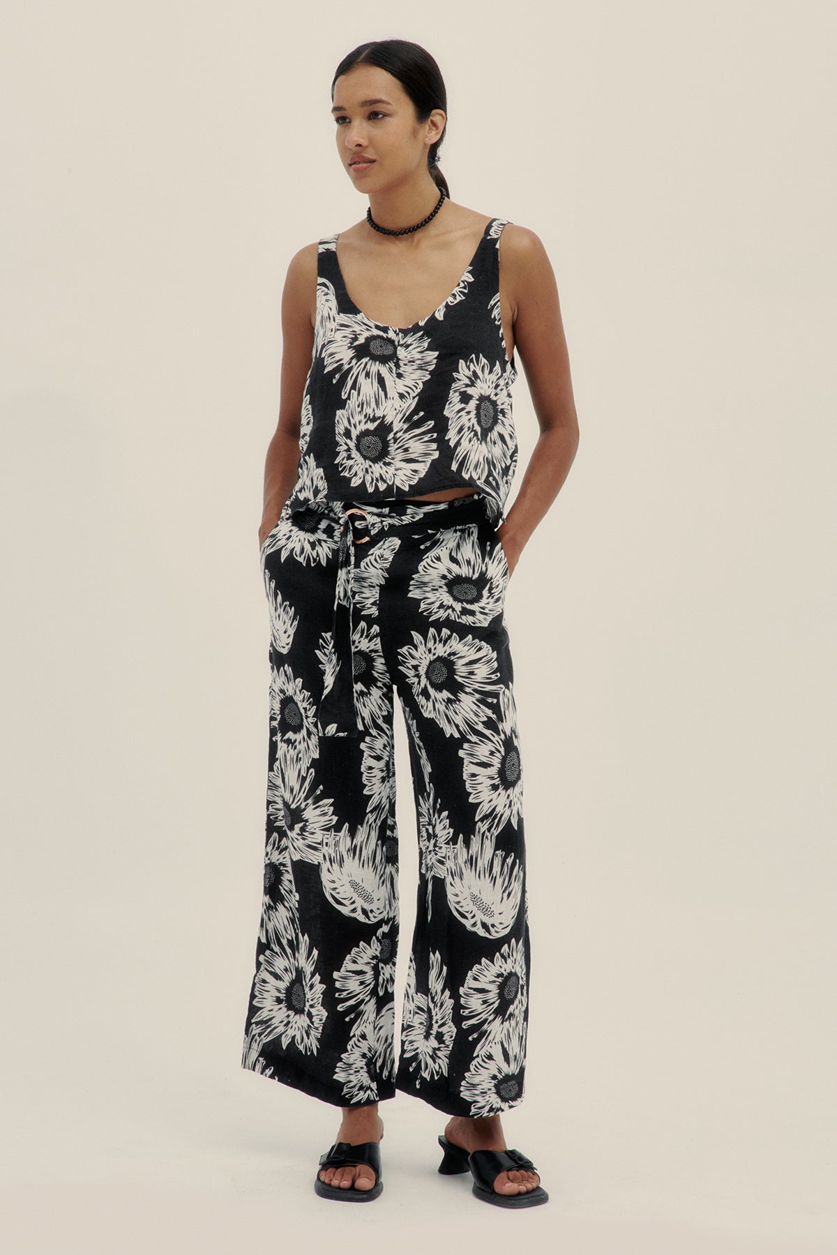 Top Lino Mica Jelly Black - Polonio