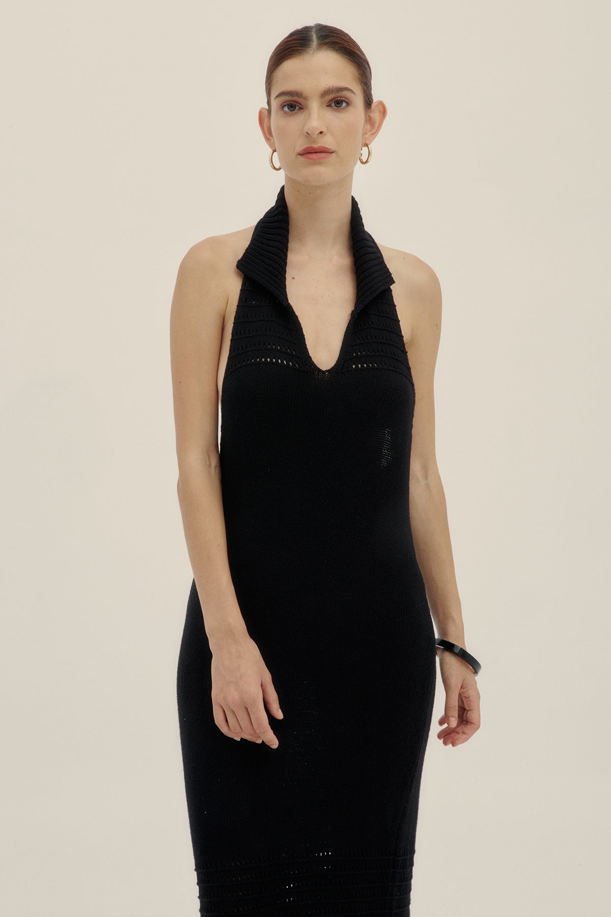 Vestido Halter Negro - Polonio