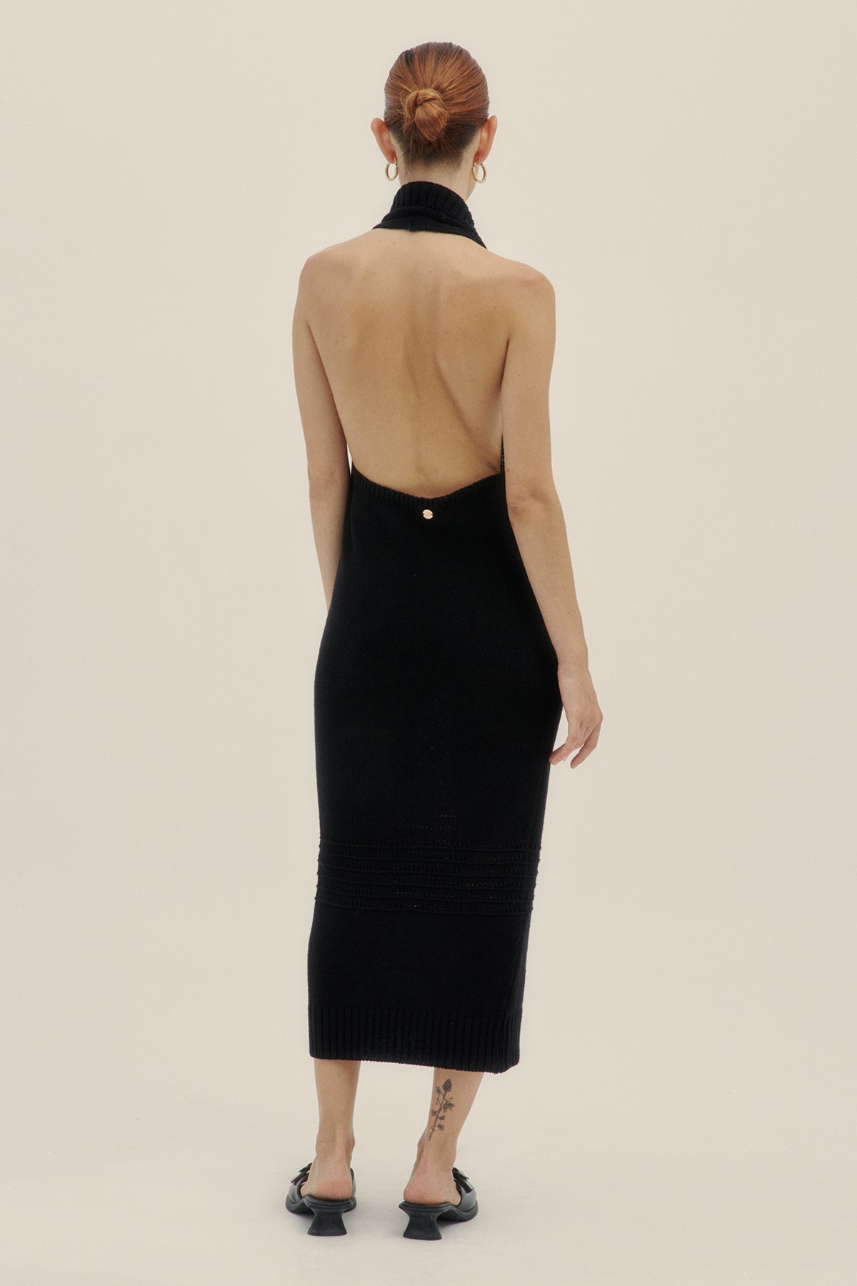 Vestido Halter Negro - Polonio