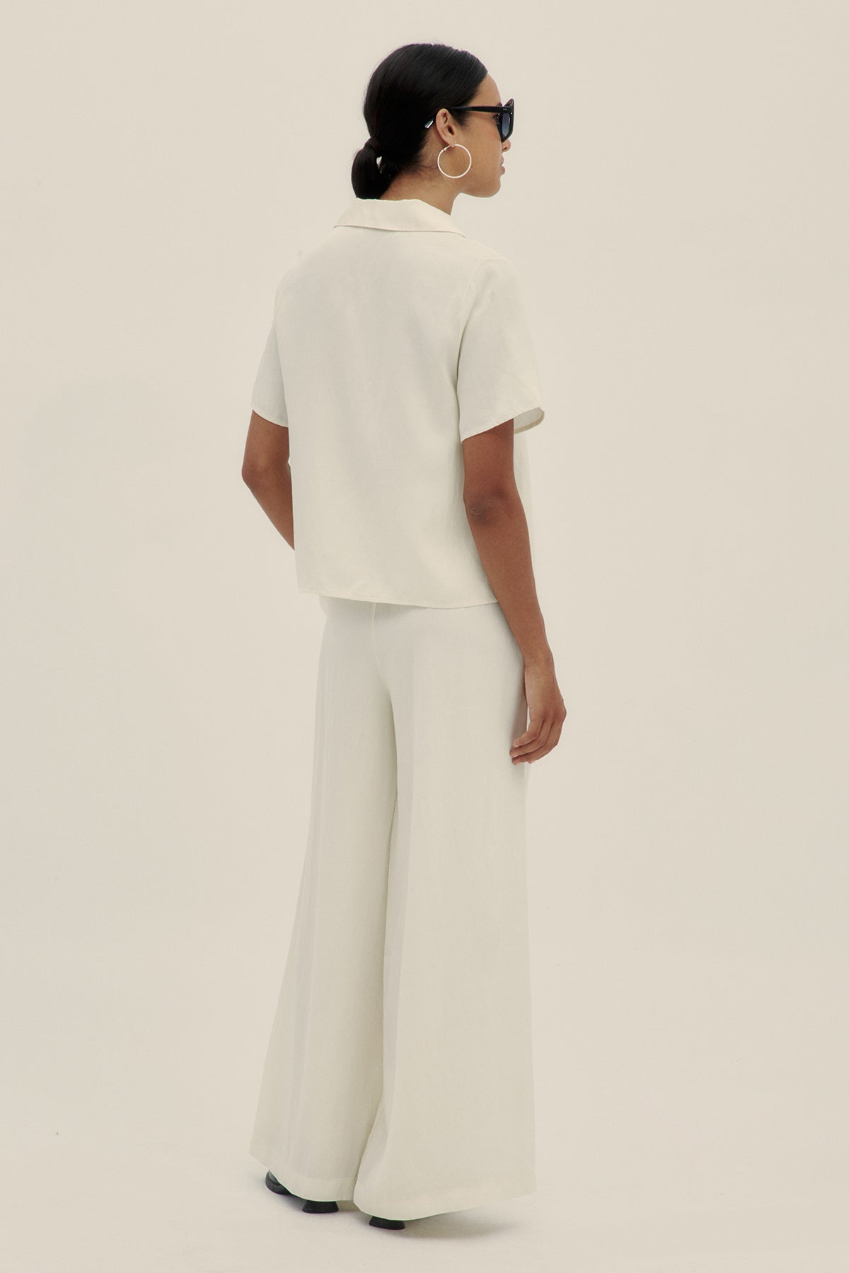 Camisa Manga Corta Crema - Polonio