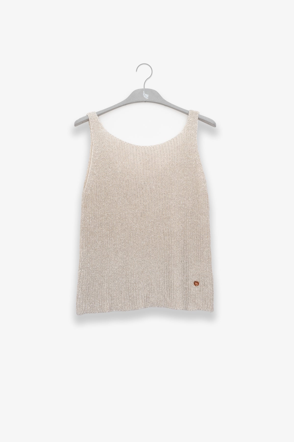 Top Gewebe Eli Lurex in Silber