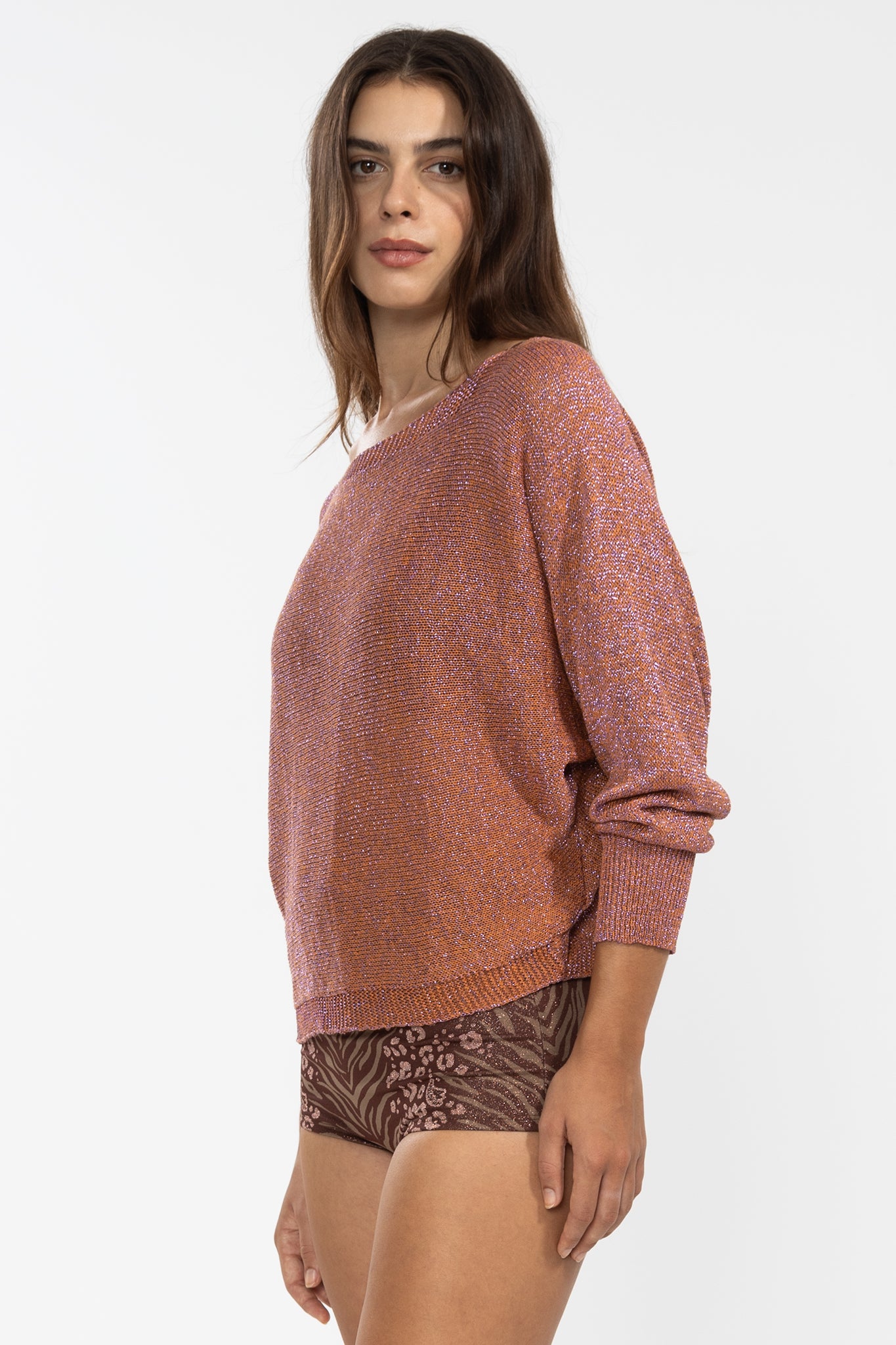 Jersey Lu Tigre en Lurex Sunset