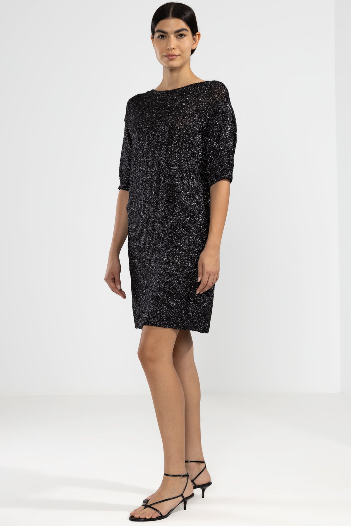 Lara Knit Dress in Black