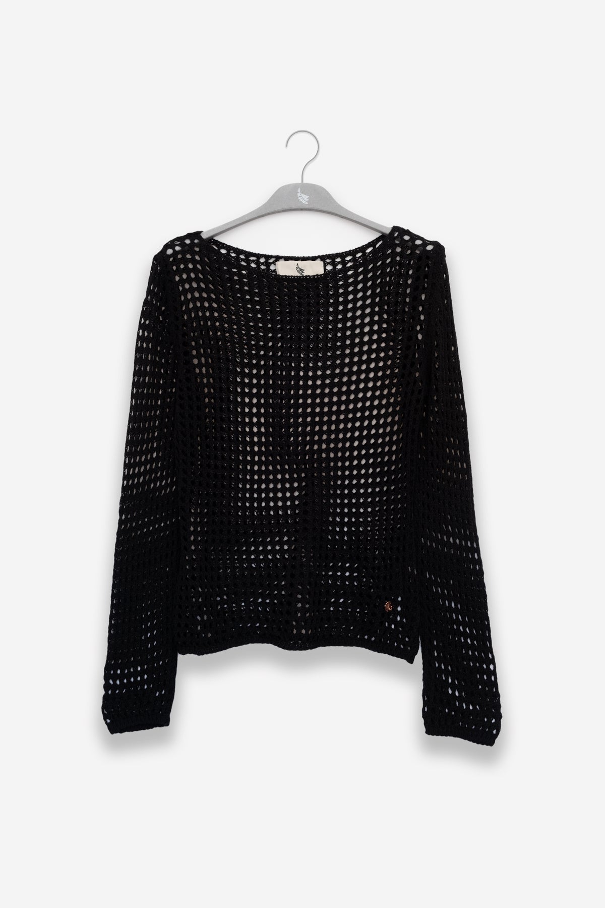 Pull Lu Tigre en Lurex Noir