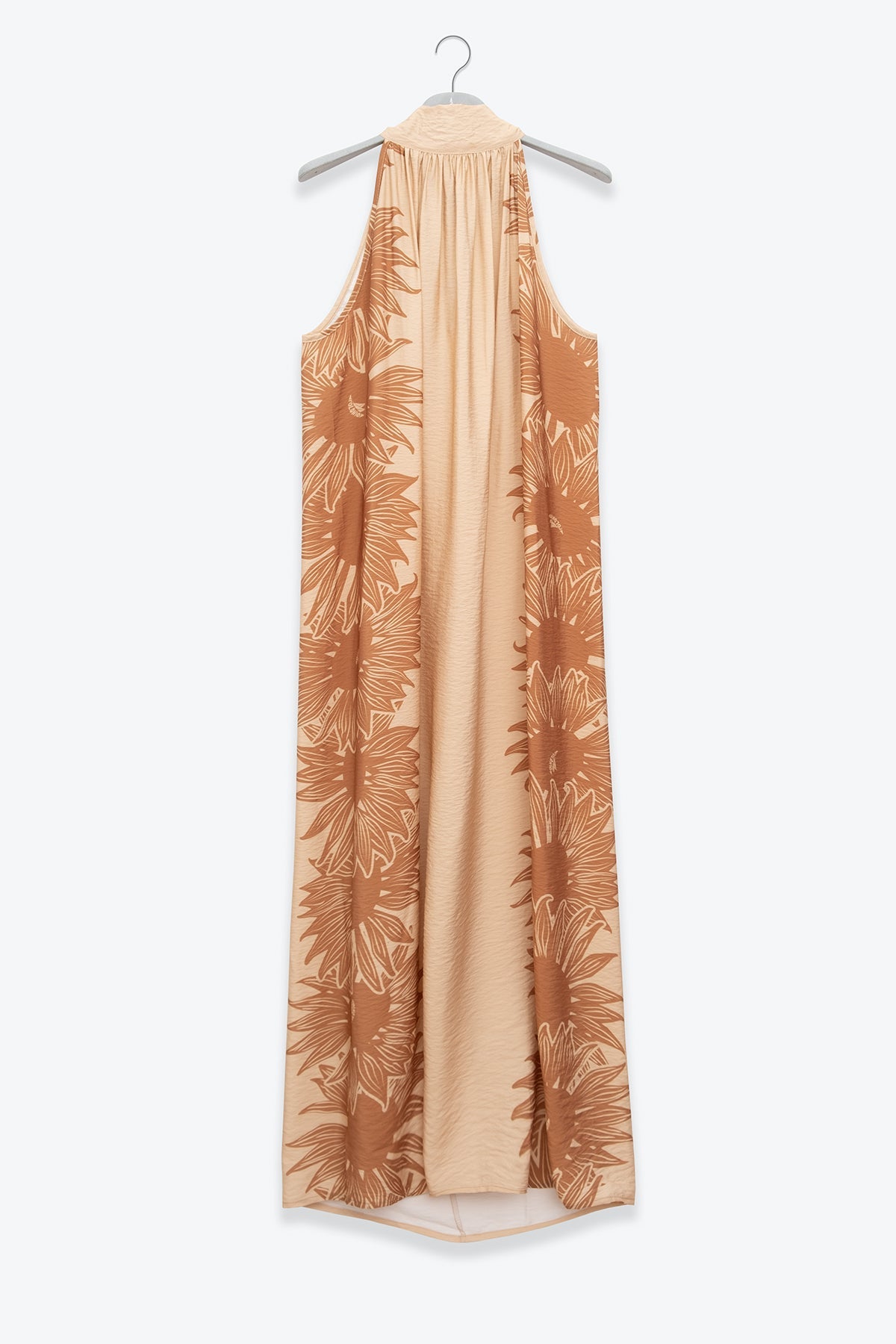 Michu Halter Dress in Bloom Camel