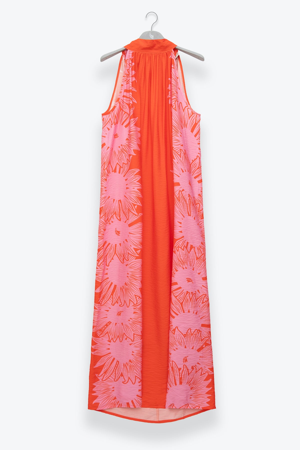 Michu Halter Dress in Bloom Red