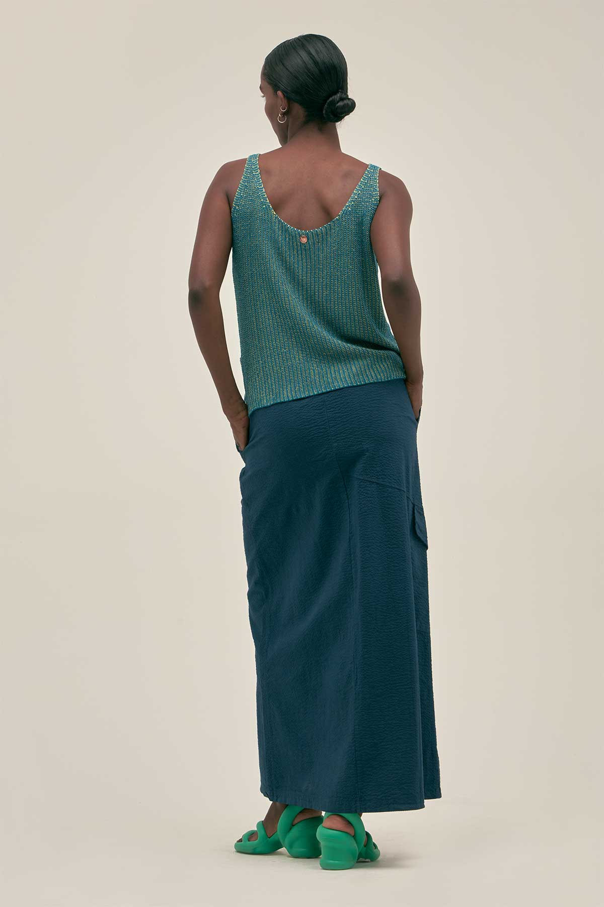 Eli Knit Top in Fern