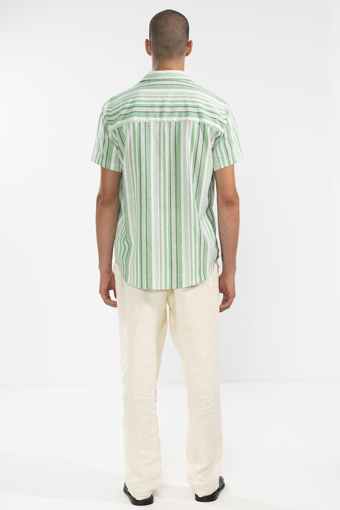 Pantalone 100% Lino Premium Bianco