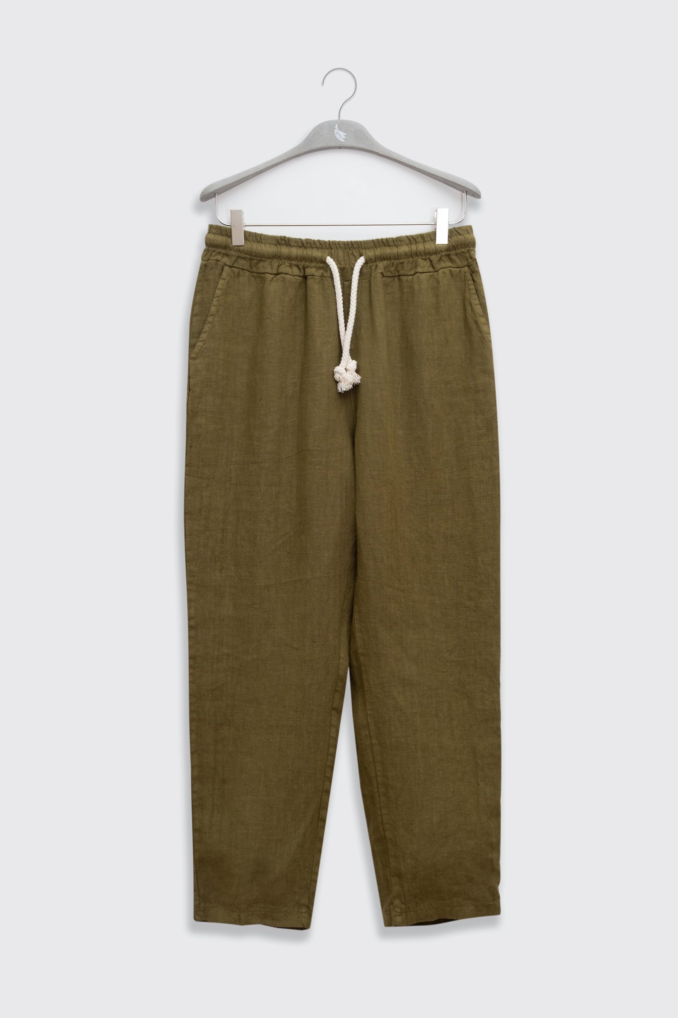 Pantalon en Lin Premium Olive