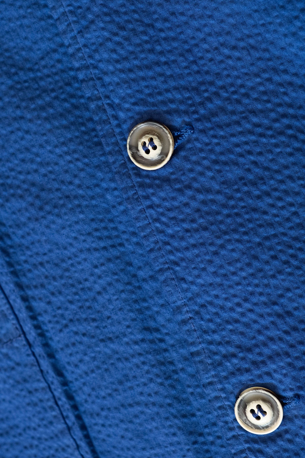 Veste en seersucker bleue