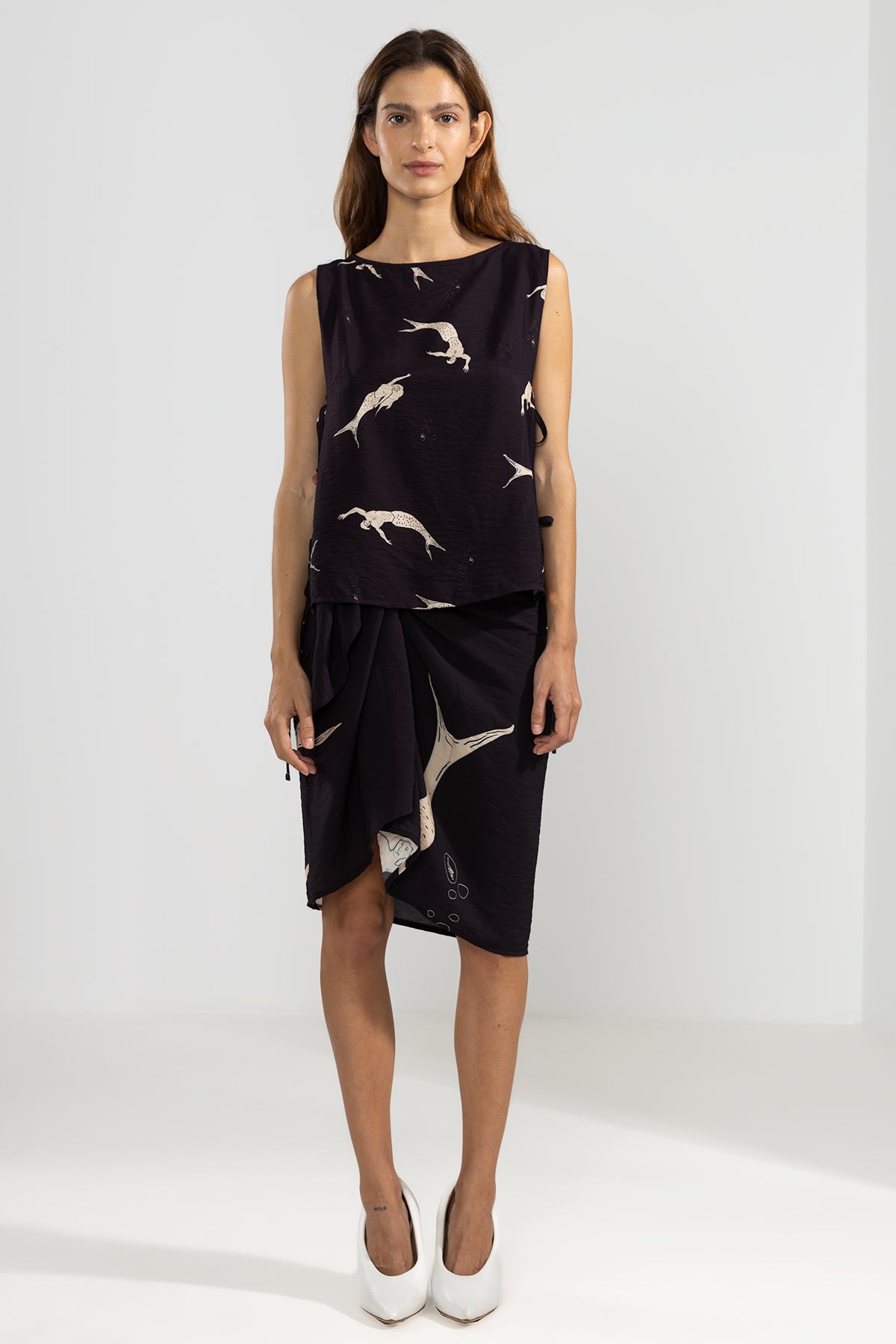 Top Flo Mermaid Black