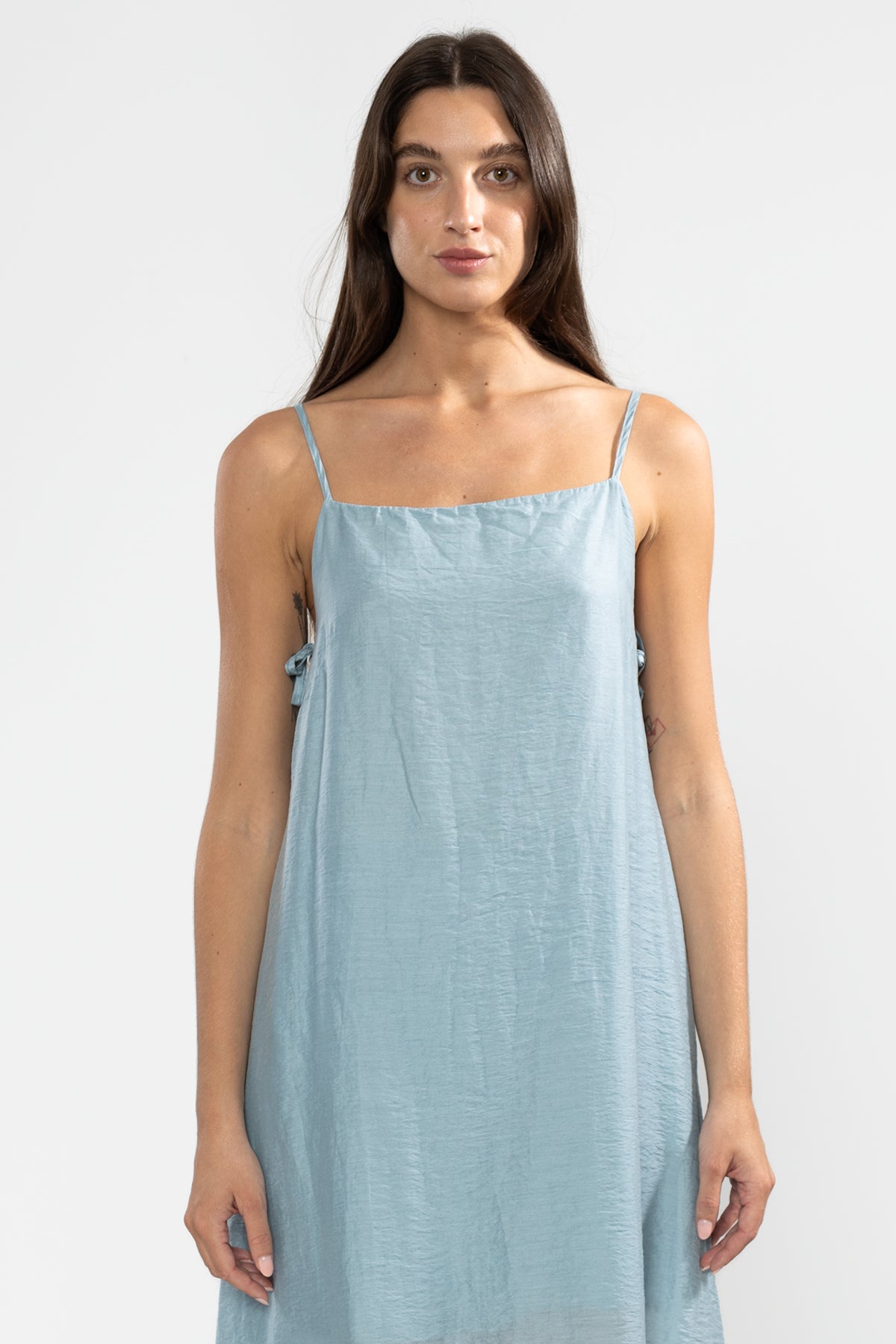 Abby Dress in Aqua