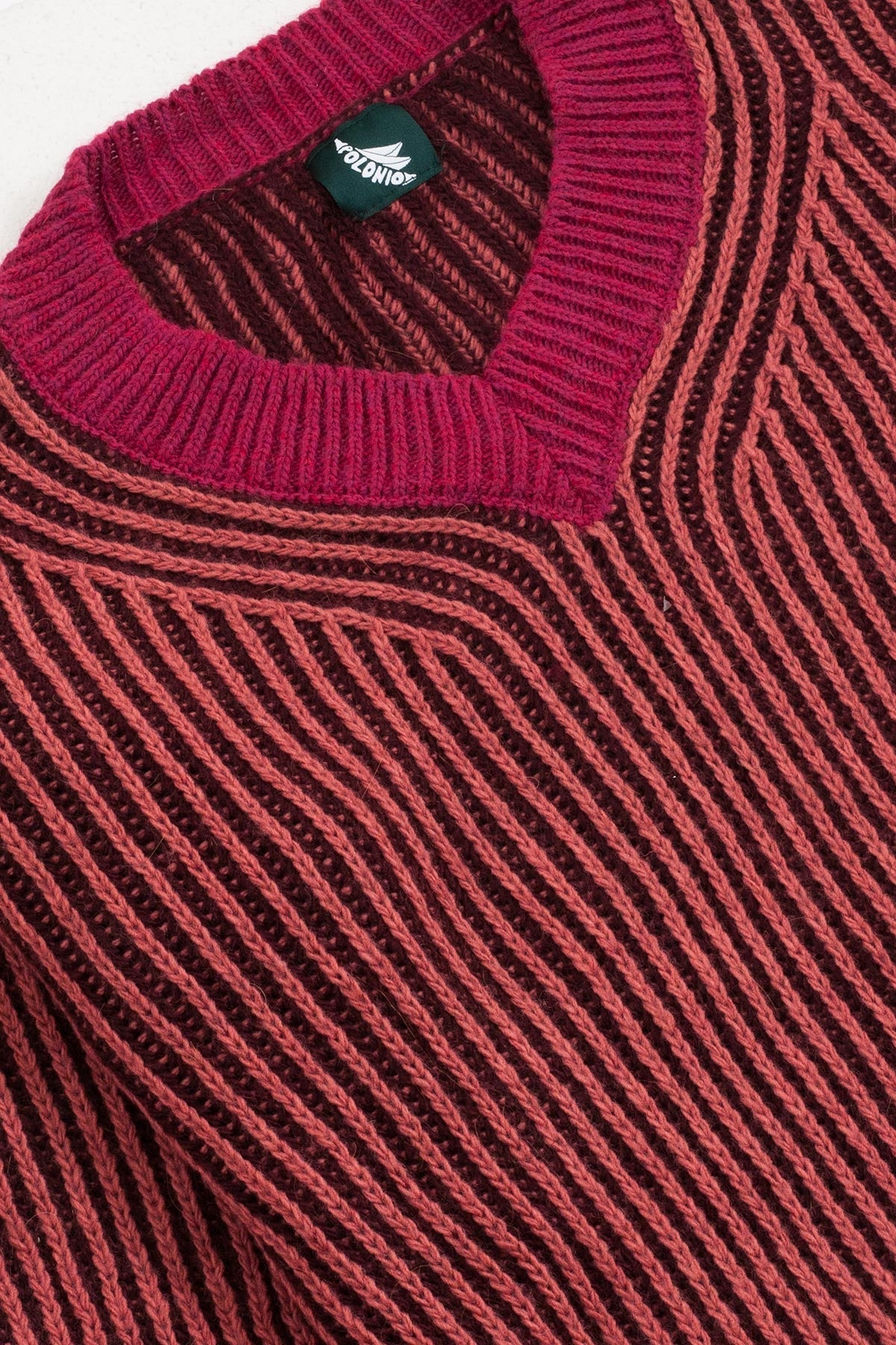 Amelie Sweater Burgundy - Polonio