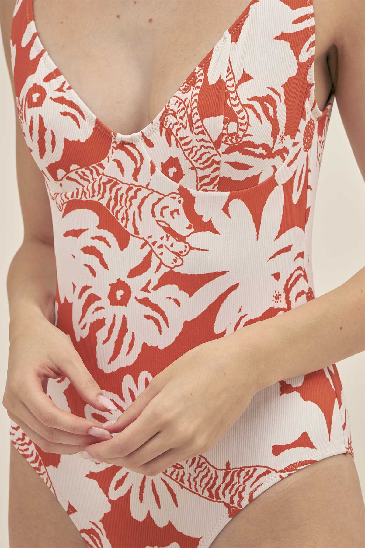 Bañador Marie Jungle Clay - Polonio