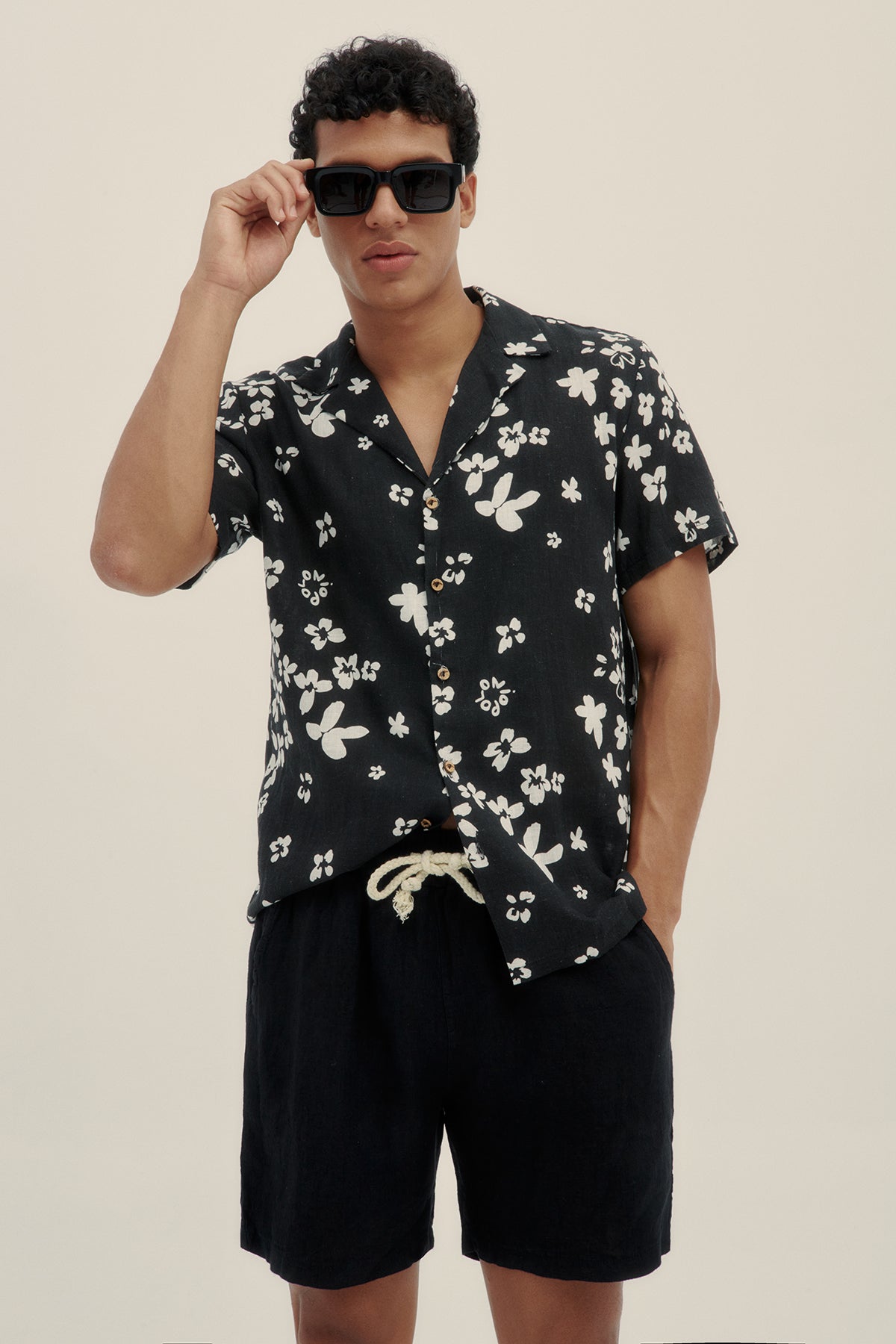 Blossom Camp-Collar Shirt - Polonio