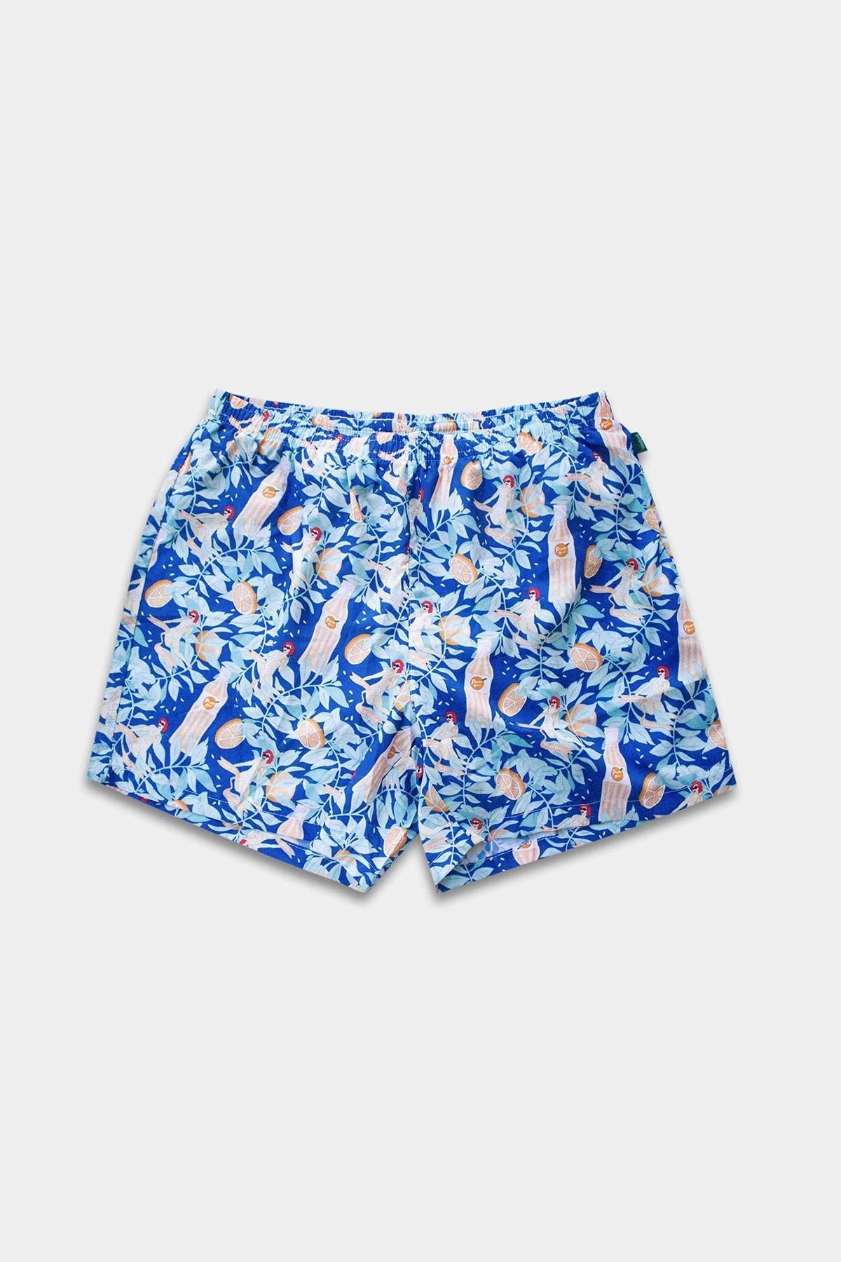 Blue Soda Swim Runner Swim Trunks - Polonio