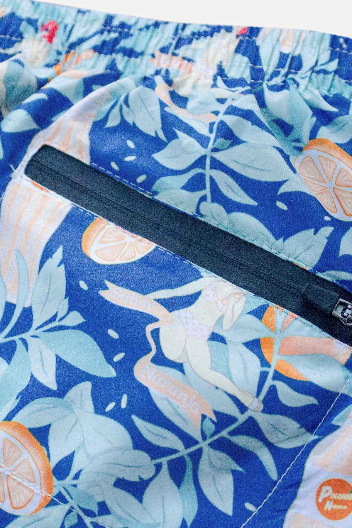 Blue Soda Swim Runner Swim Trunks - Polonio