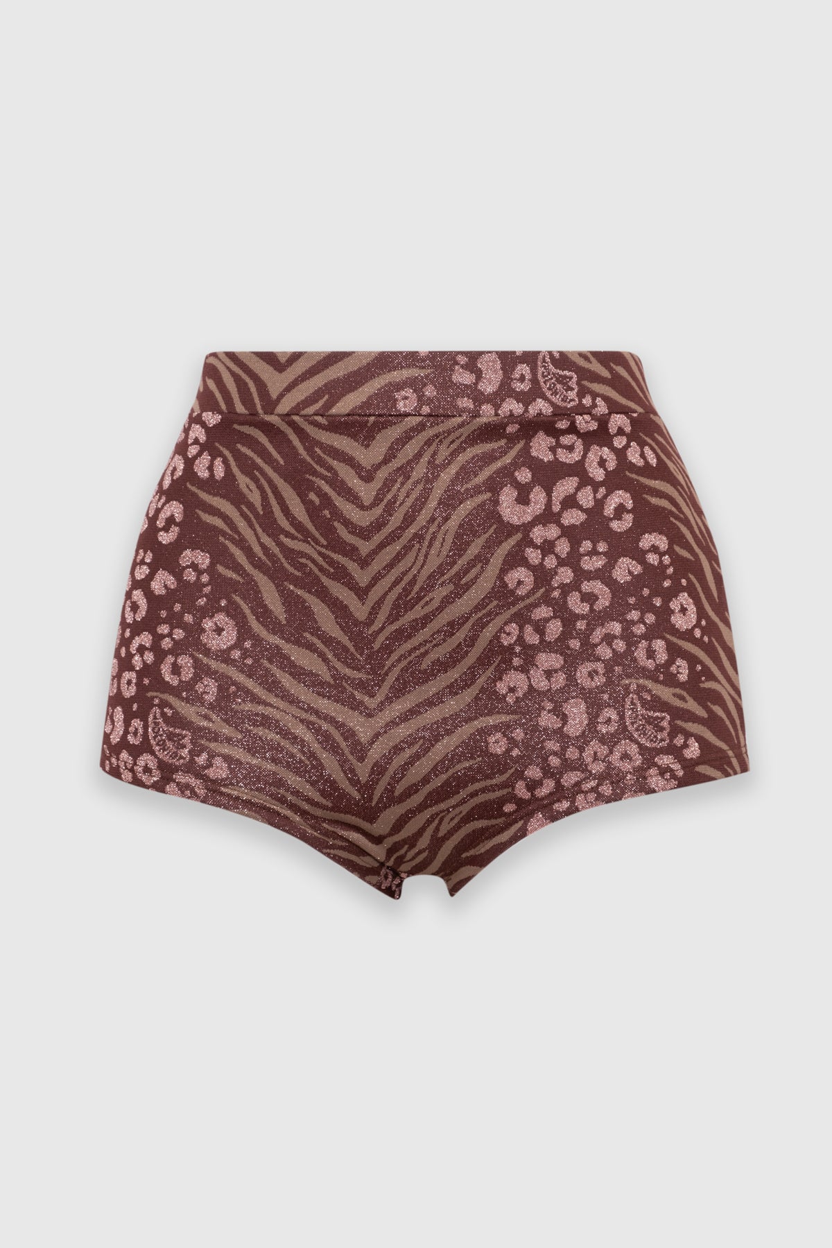Bikini-Höschen Boyshort Feline Schokolade