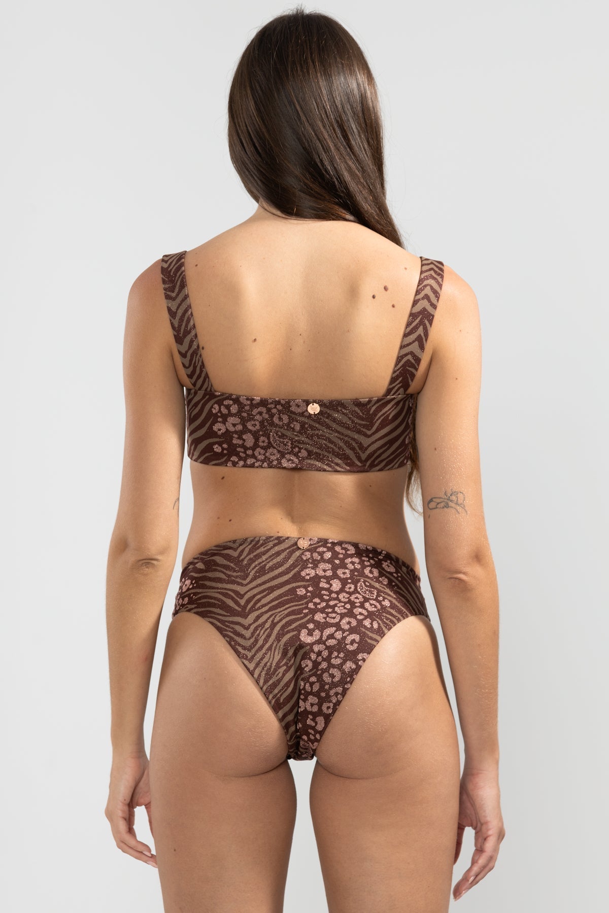 Slip Bikini Ele Feline Cioccolato