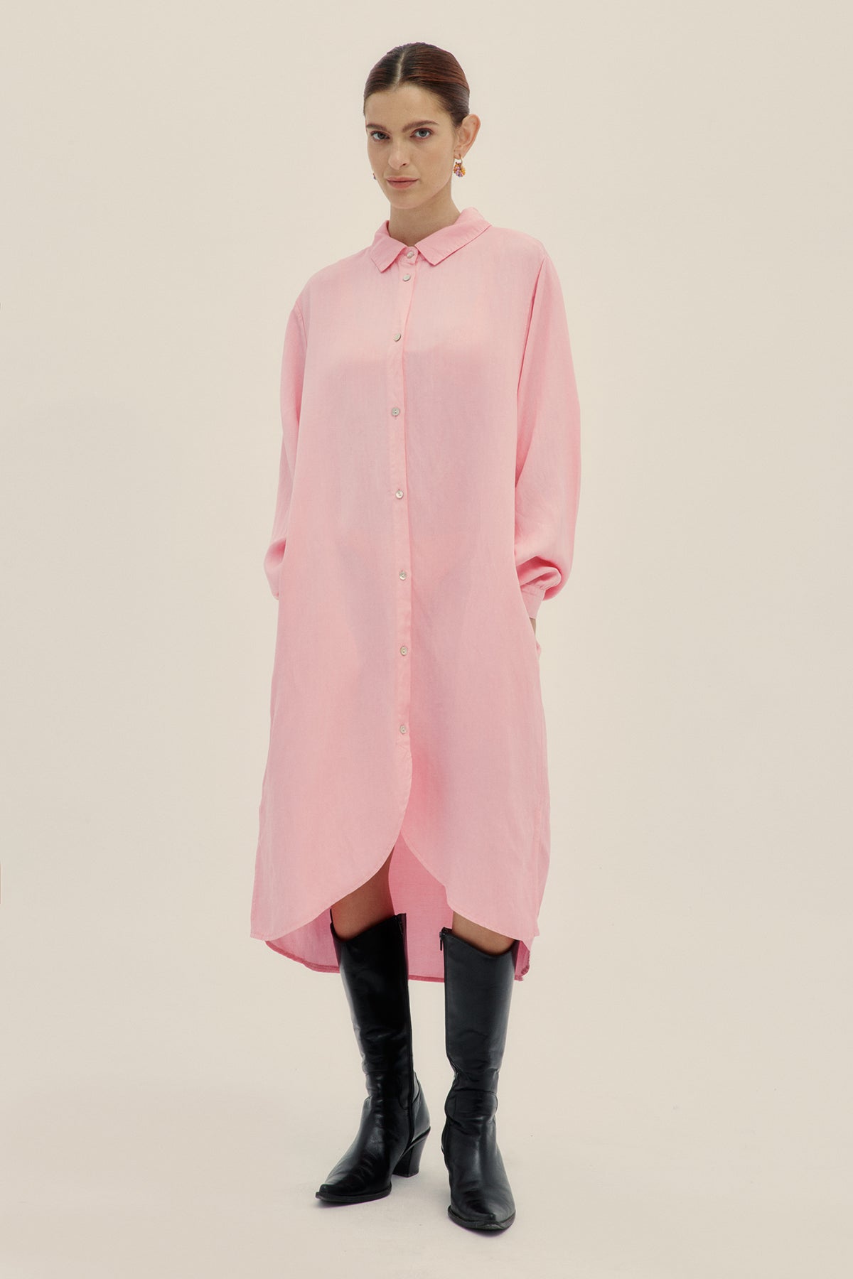 Bubblegum Long Shirt - Polonio