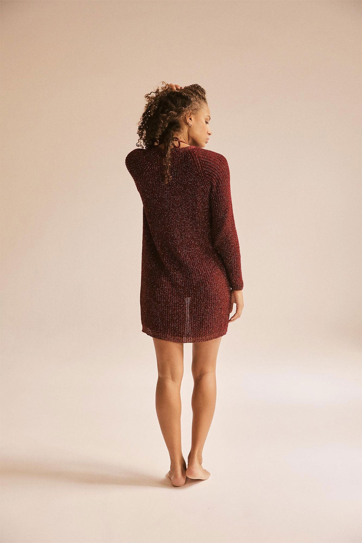 Burgundy Vale Cardigan - Polonio