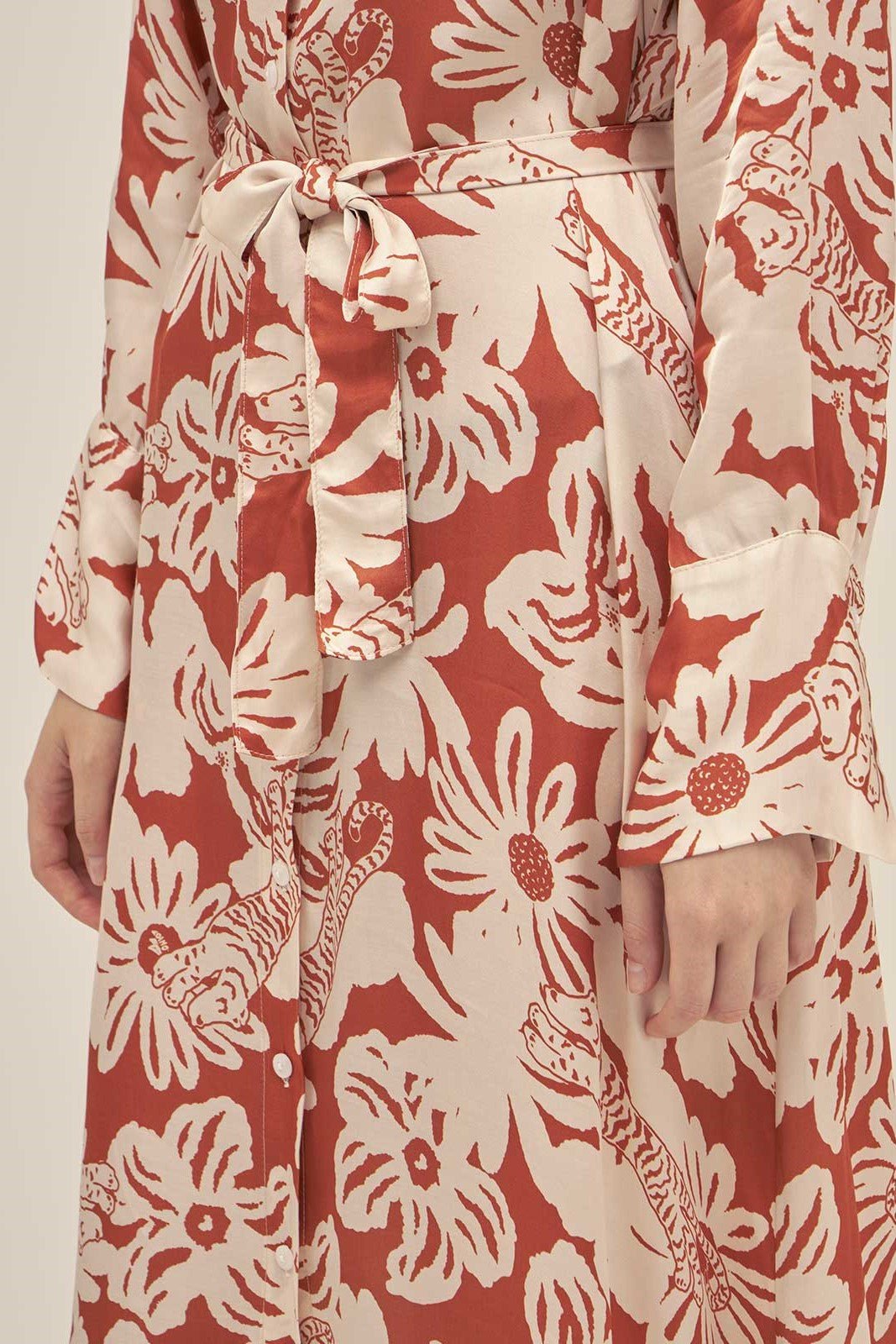 Camisa Larga Vale Jungle Clay - Polonio