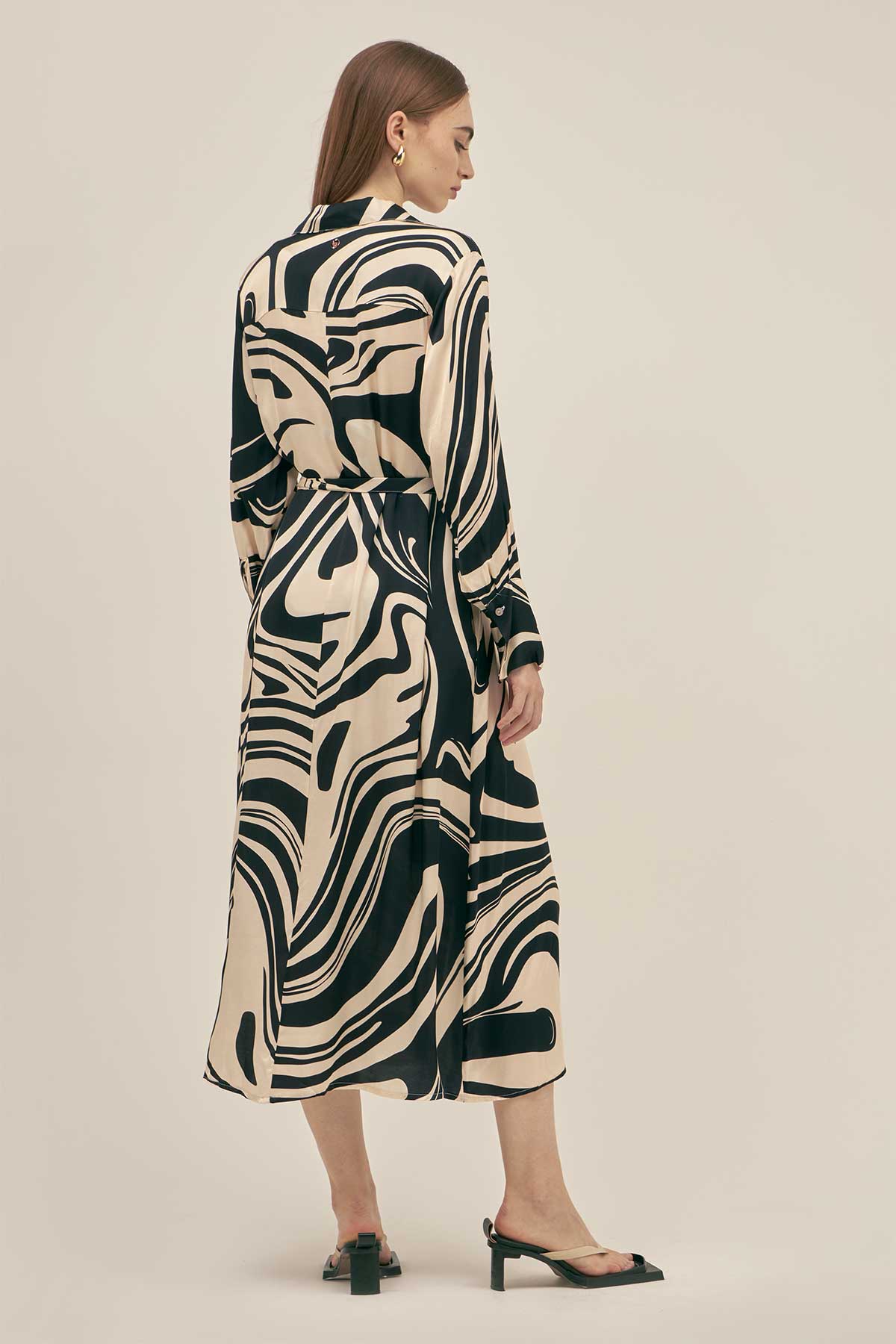 Camisa Larga Vale Marble - Polonio