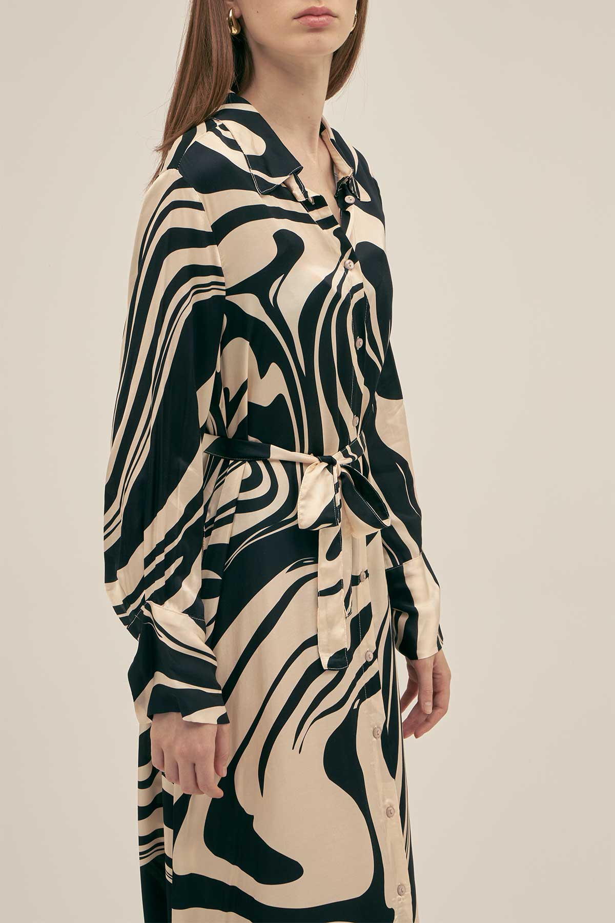 Camisa Larga Vale Marble - Polonio