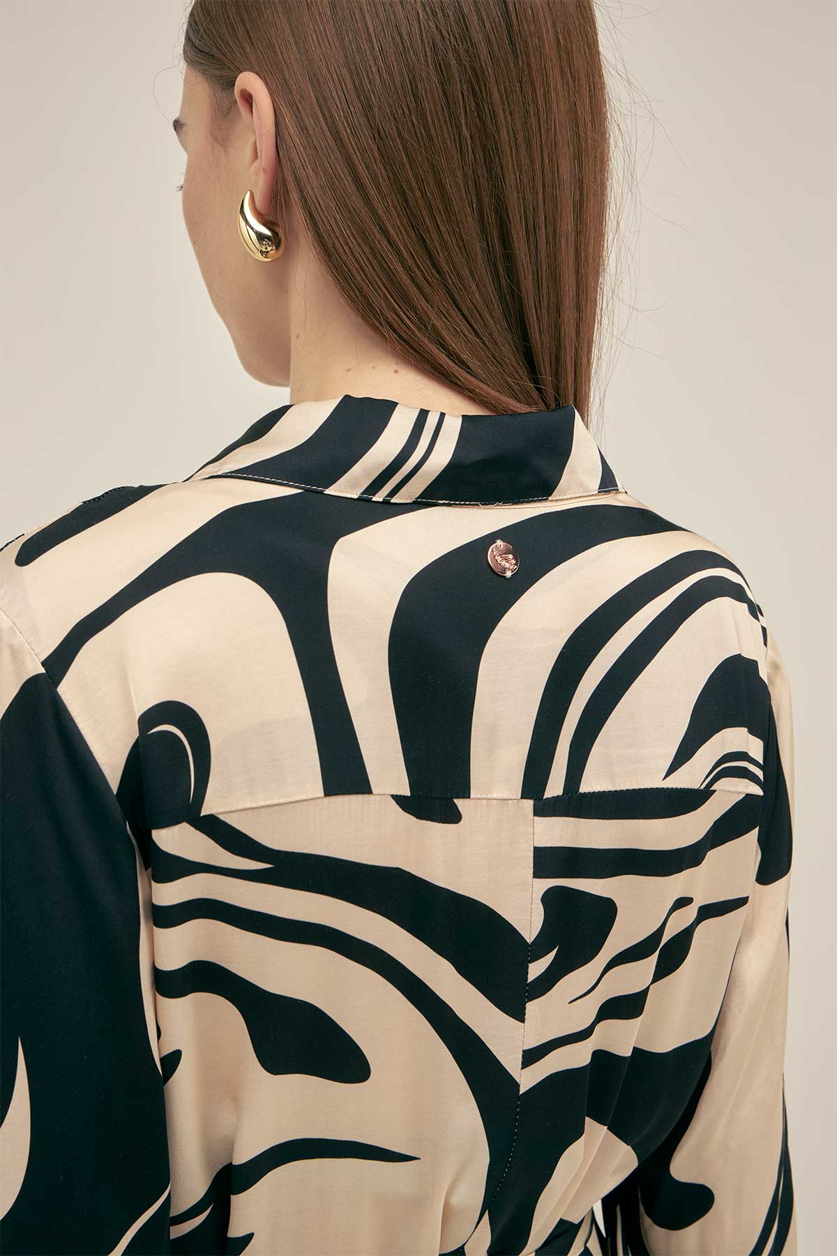 Camisa Larga Vale Marble - Polonio