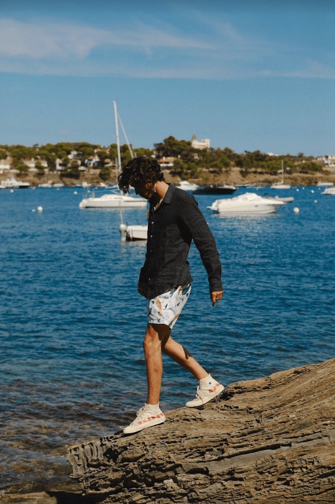 Camisa Manga Larga 100% Lino - Polonio