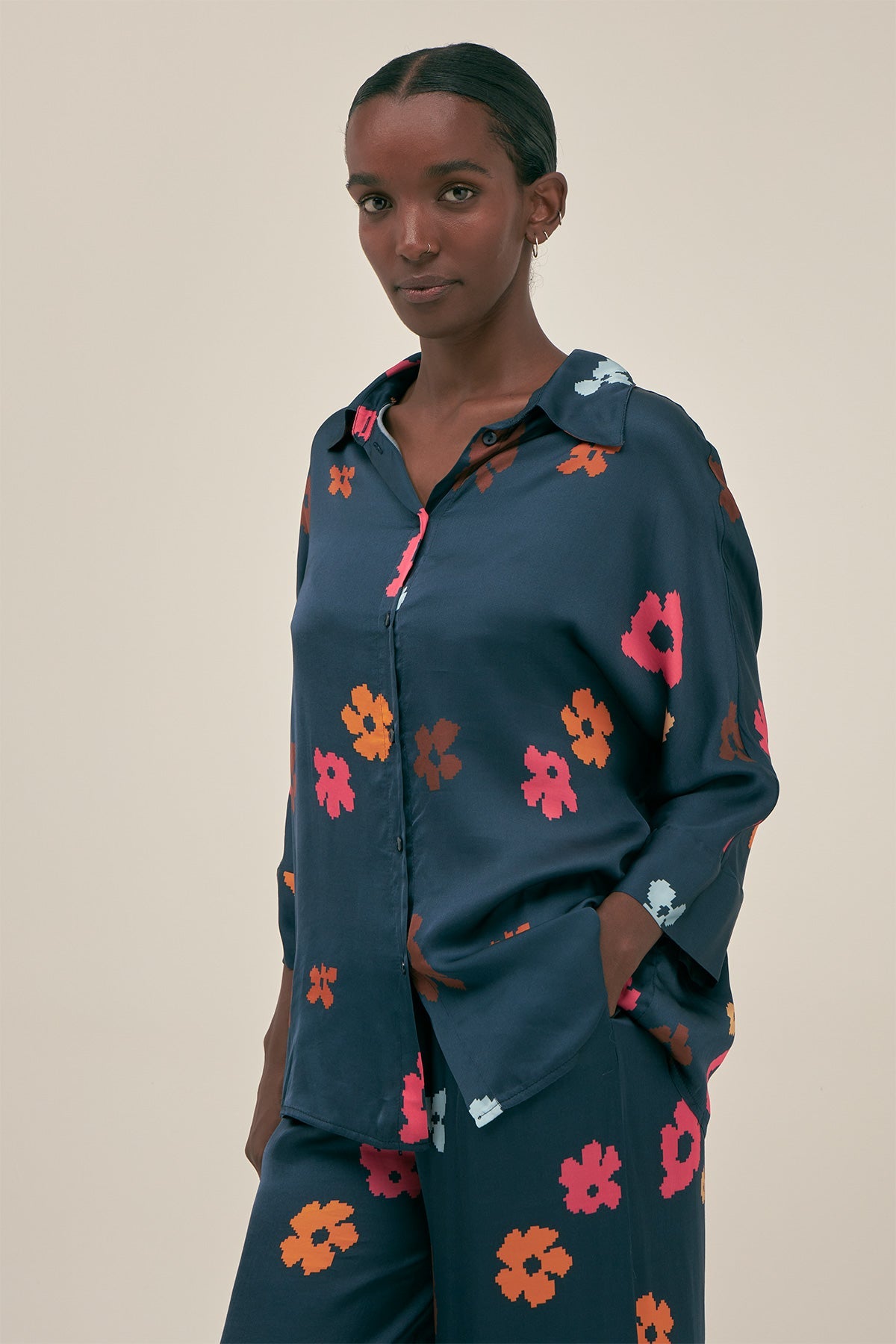 Camisa Sol Poppy Night - Polonio