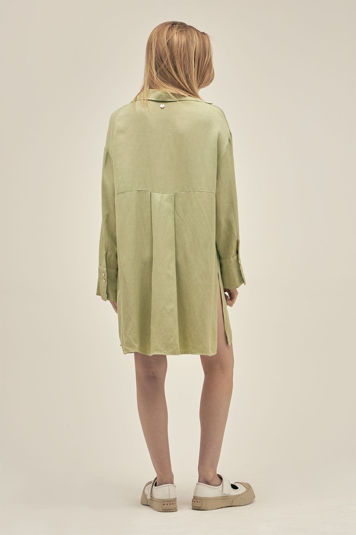 Camisola Larga Marti Pistacchio - Polonio