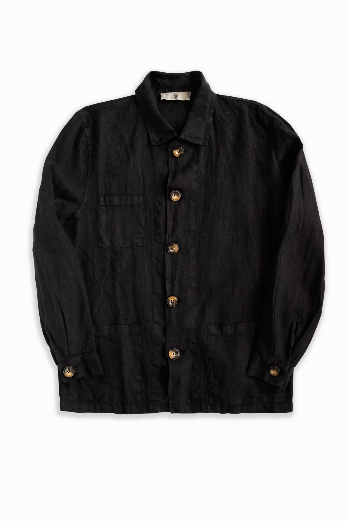 Chaqueta Lino Premium Negro - Polonio