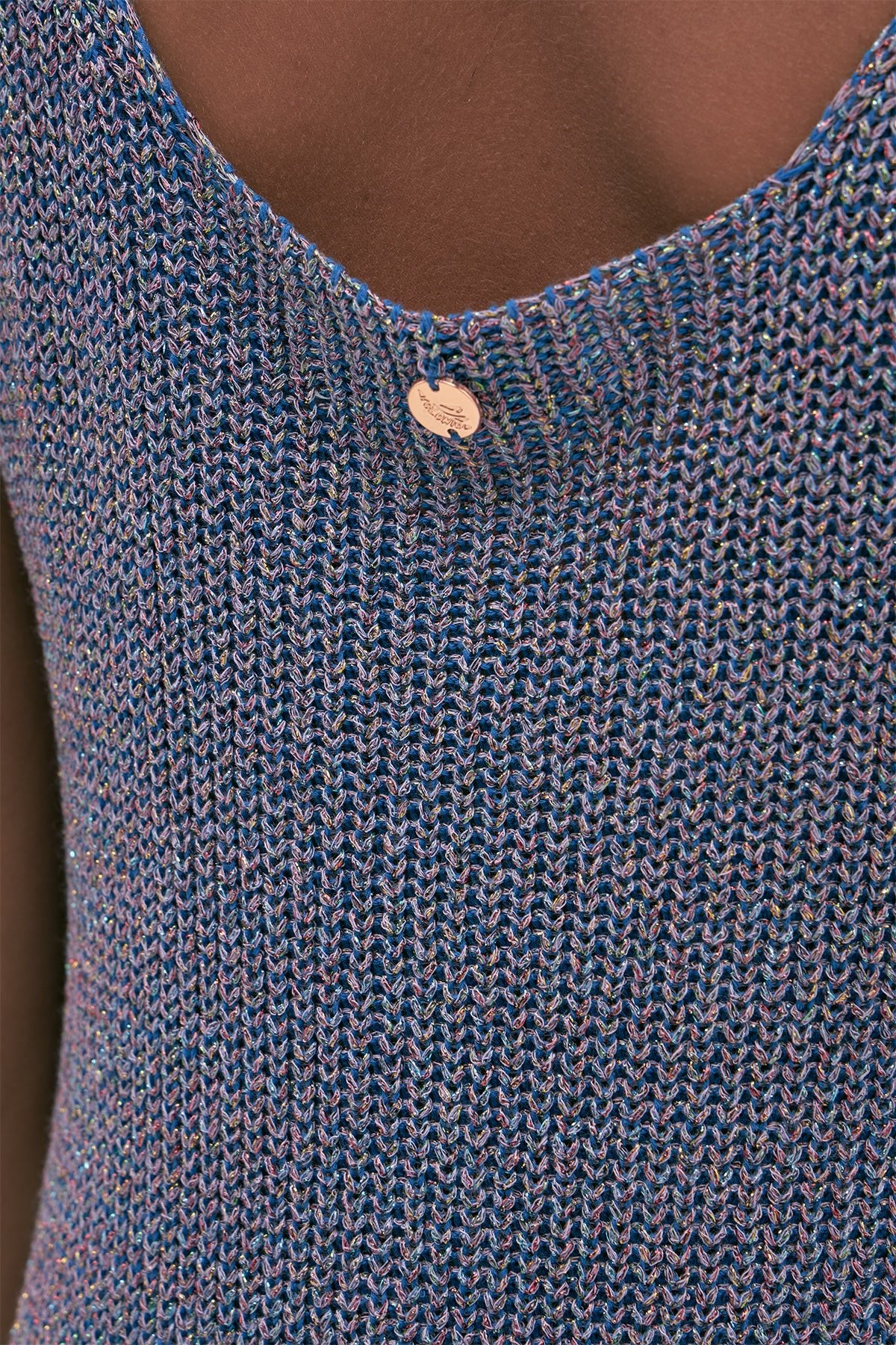 Top Tejido Eli Lurex Lavanda - Polonio