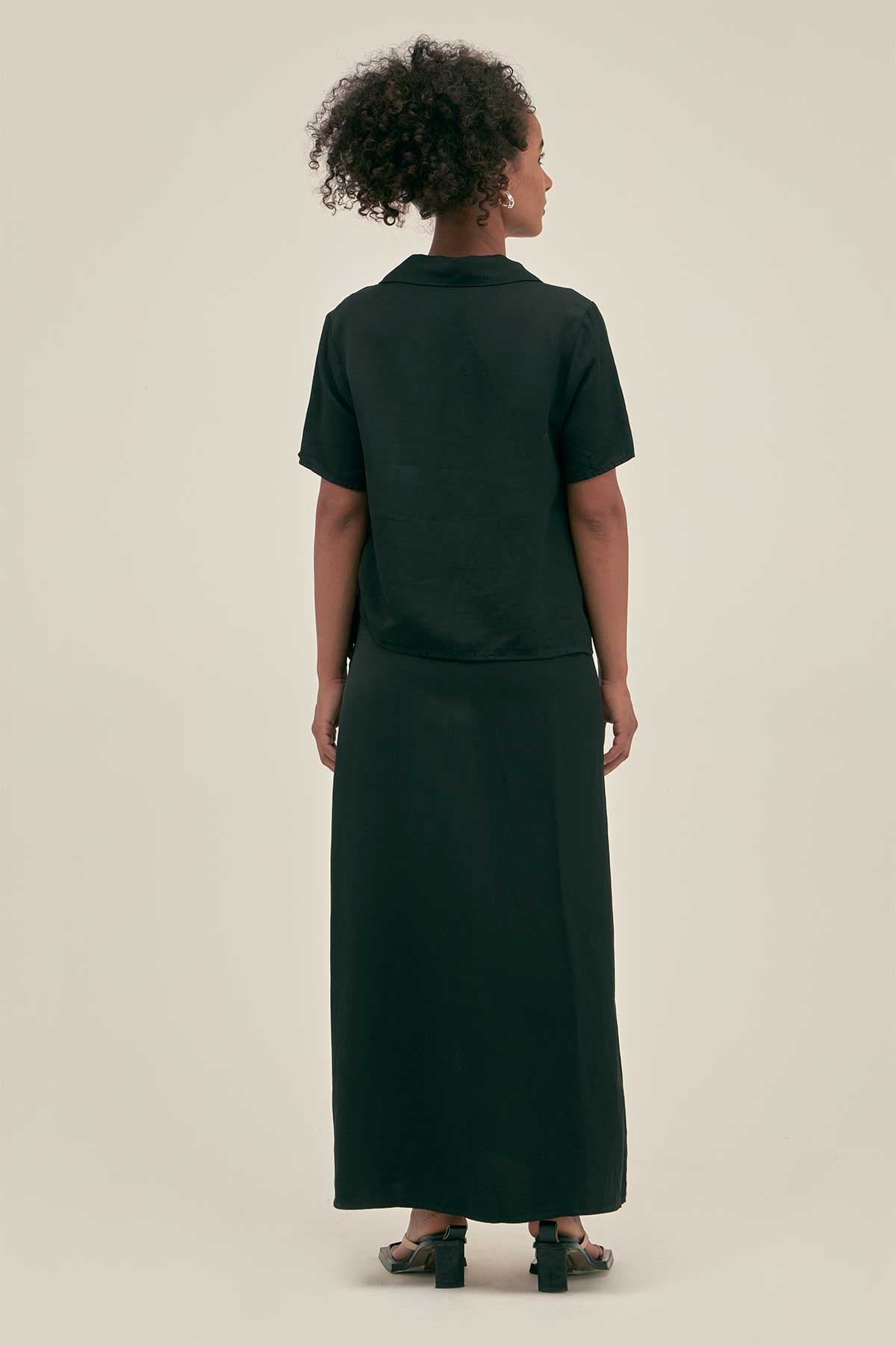 Falda Larga Negro - Polonio