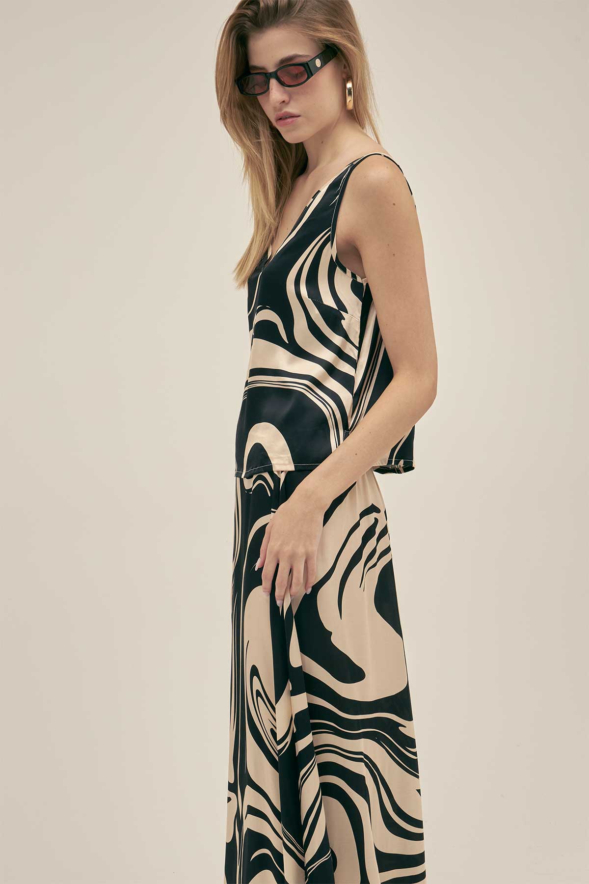 Falda Maxi Marble - Polonio