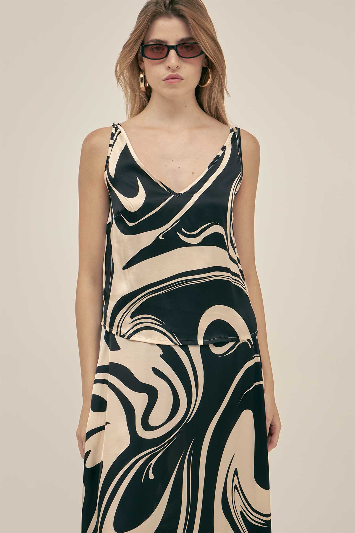 Falda Maxi Marble - Polonio