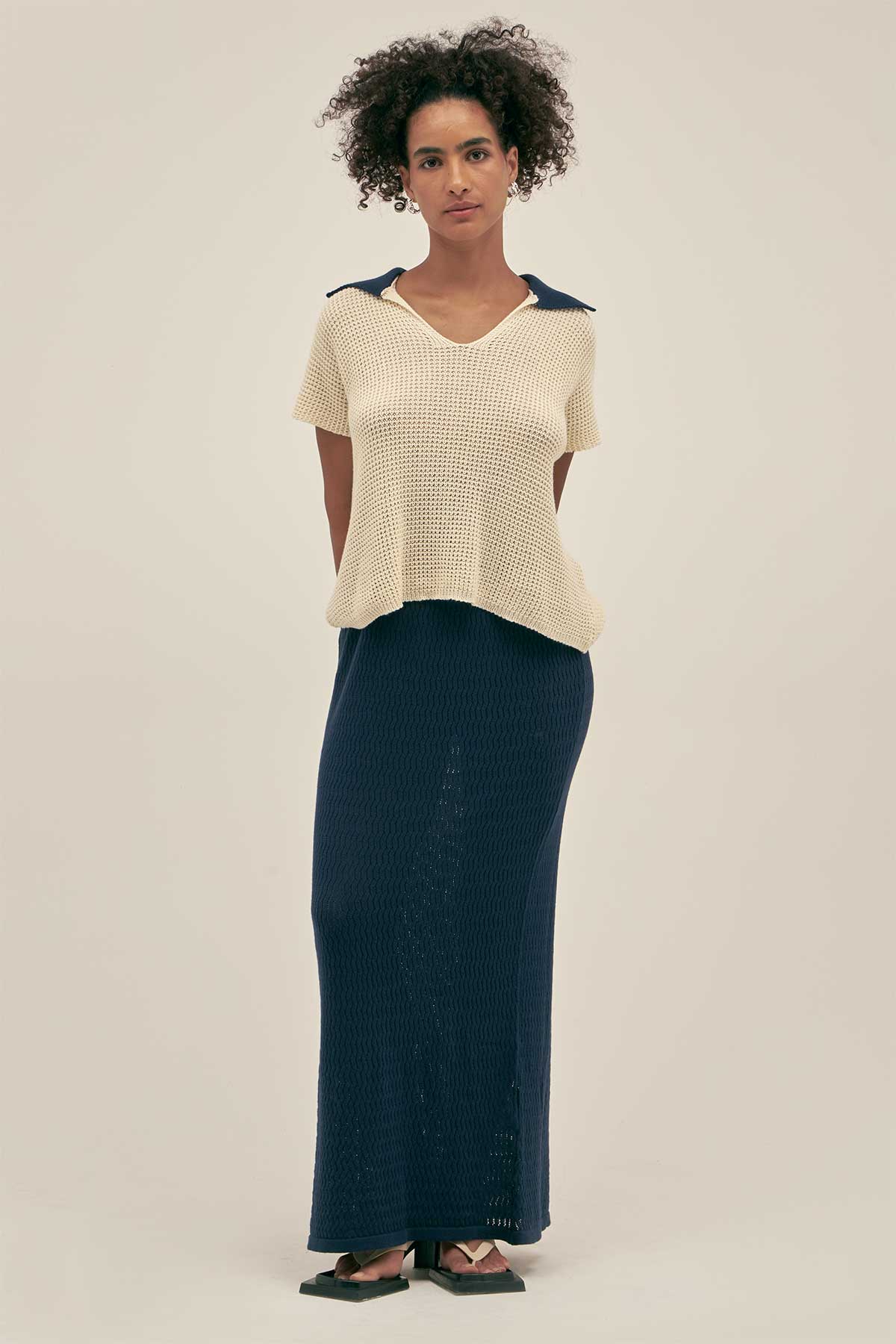 Falda Tejida Ibiza Noche - Polonio