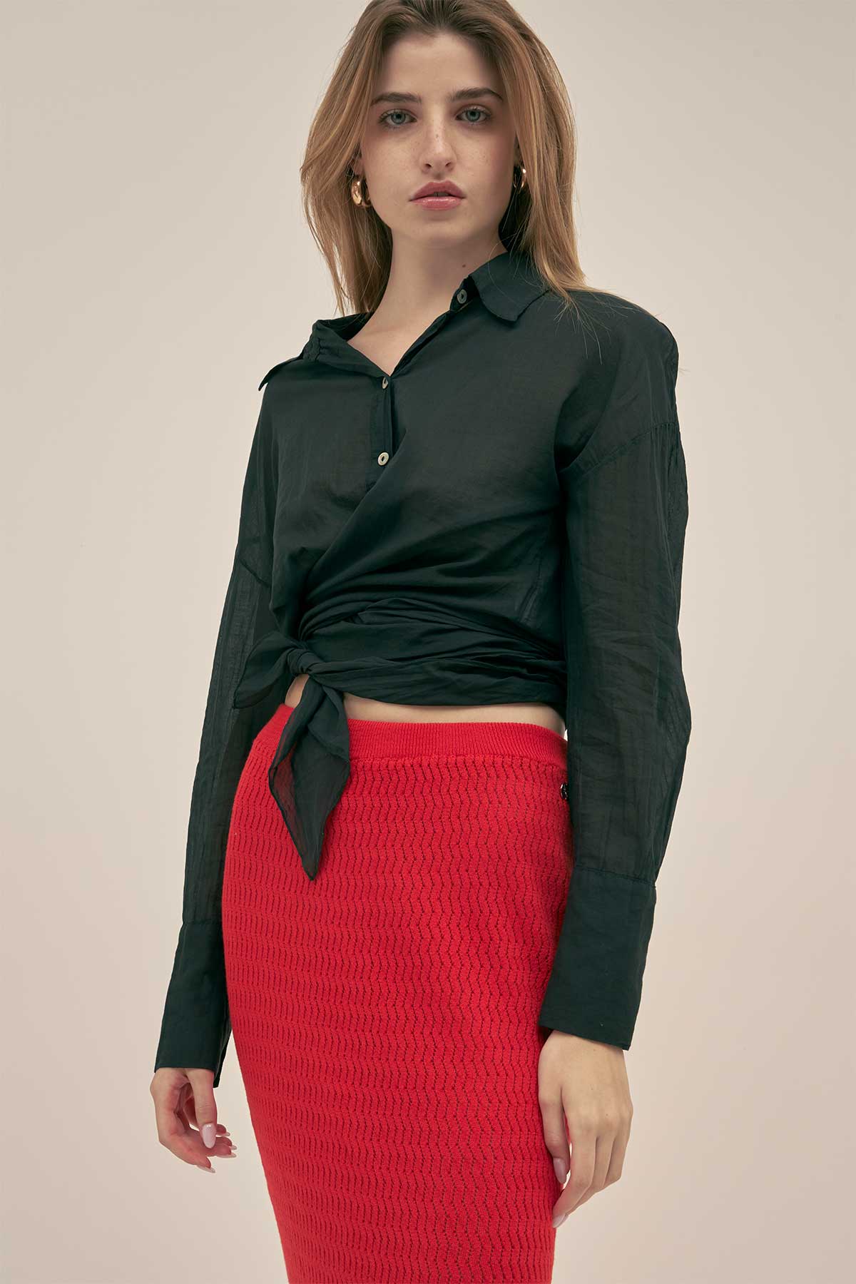 Fefe Shirt Negro - Polonio