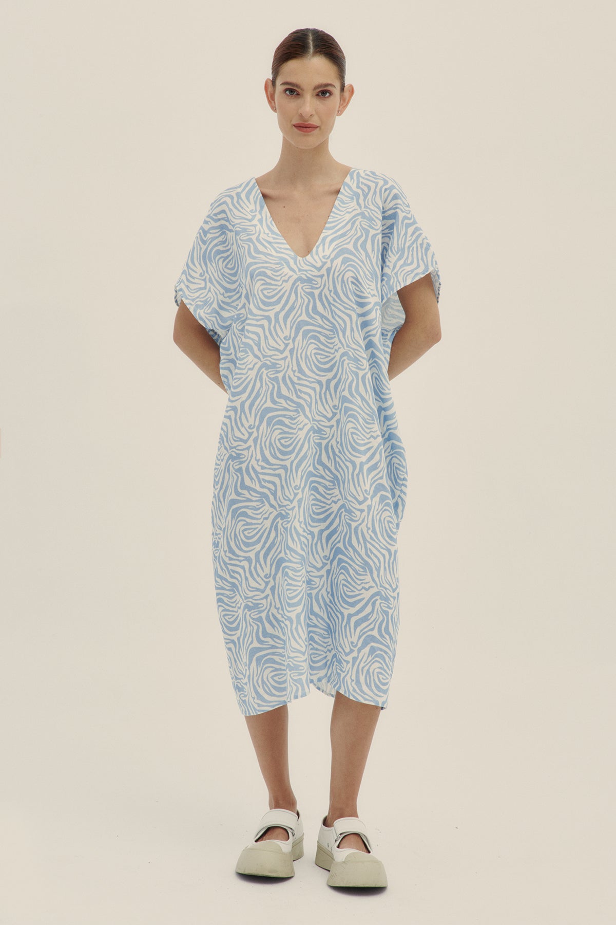 Kaftan Lu Zebra Cielo - Polonio